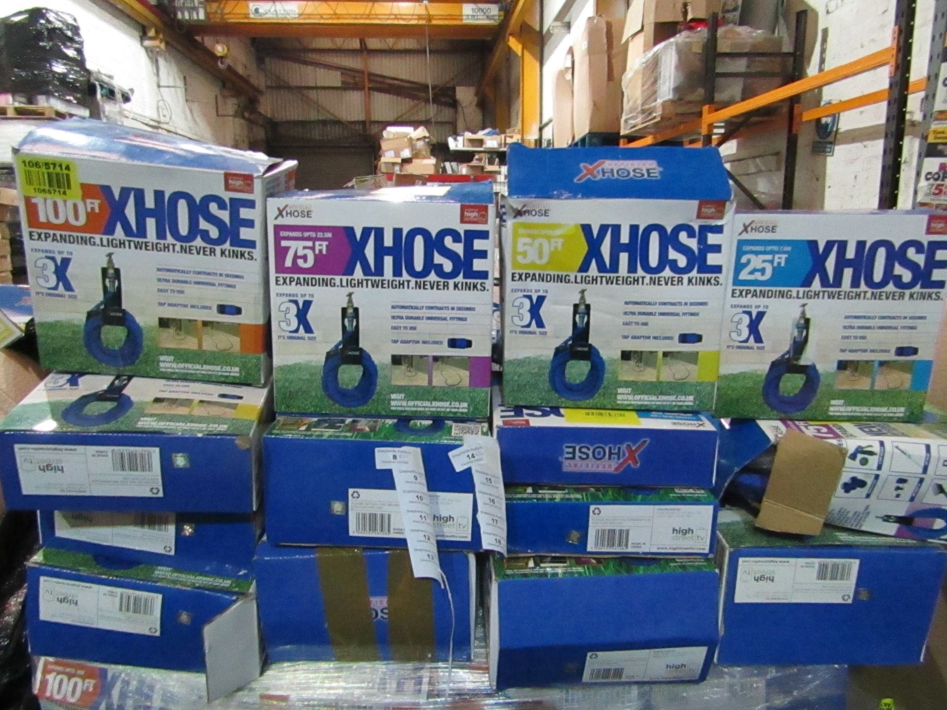 | 10x | XHOSE | UNCHECKED AND BOXED | NO ONLINE RE-SALE | SKU- | RRP- | TOTAL LOT RRP |