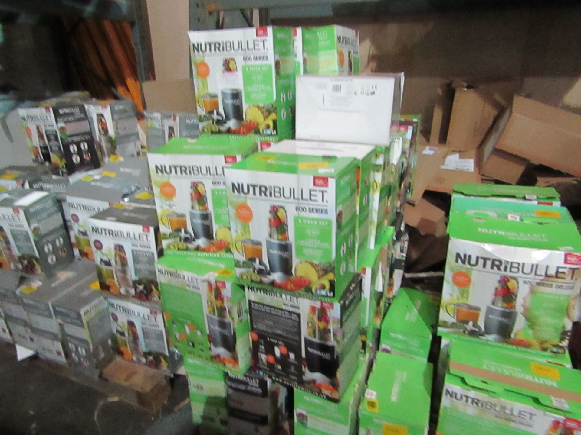 | 40X | NUTRIBULLET 600 SERIES | UNCHECKED AND BOXED | NO ONLINE RE-SALE | SKU C5060191467346 |