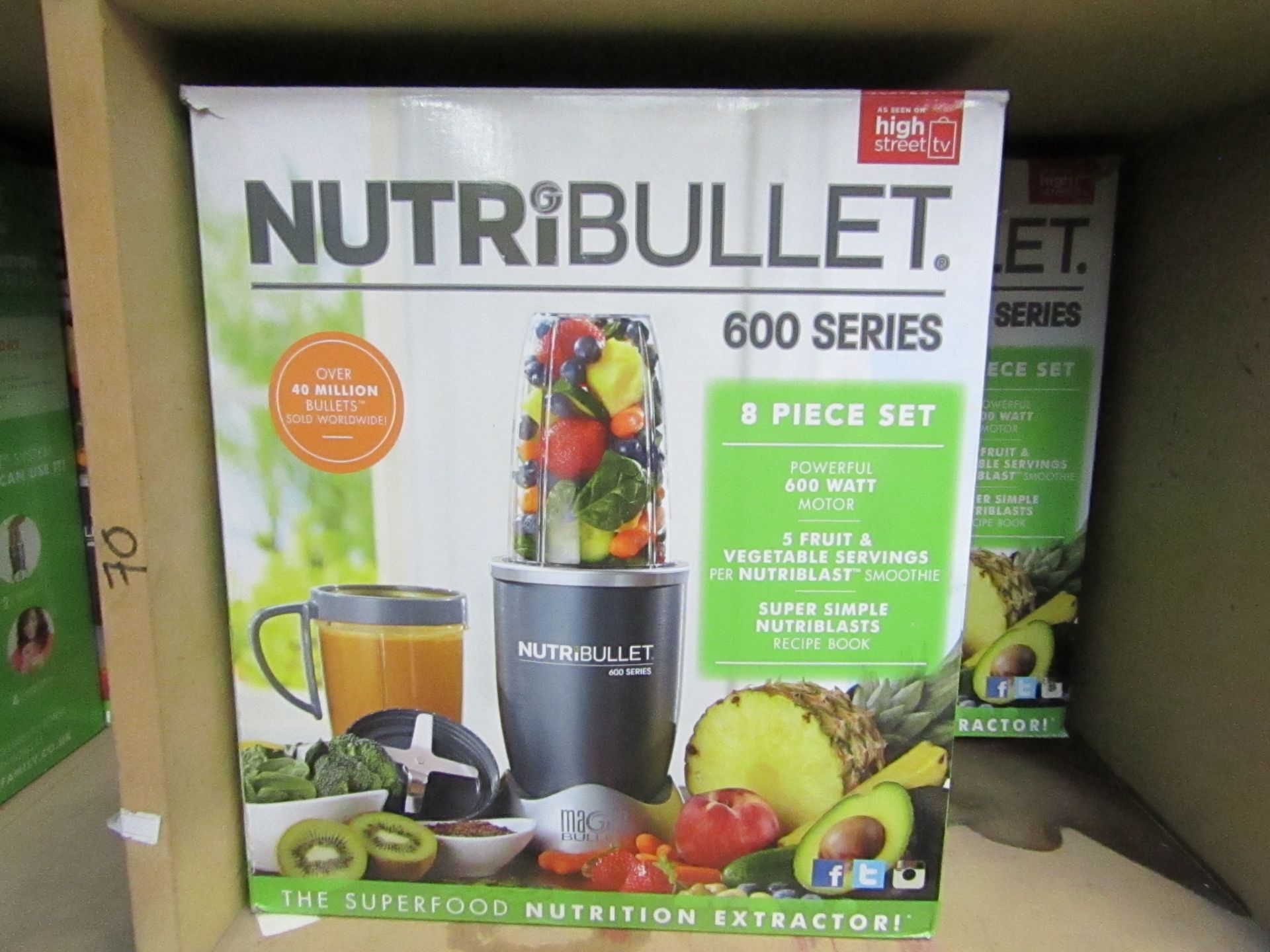 | 1X | NUTRIBULLET 600 SERIES | UNCHECKED AND BOXED | NO ONLINE RE-SALE | SKU C5060191467346 |