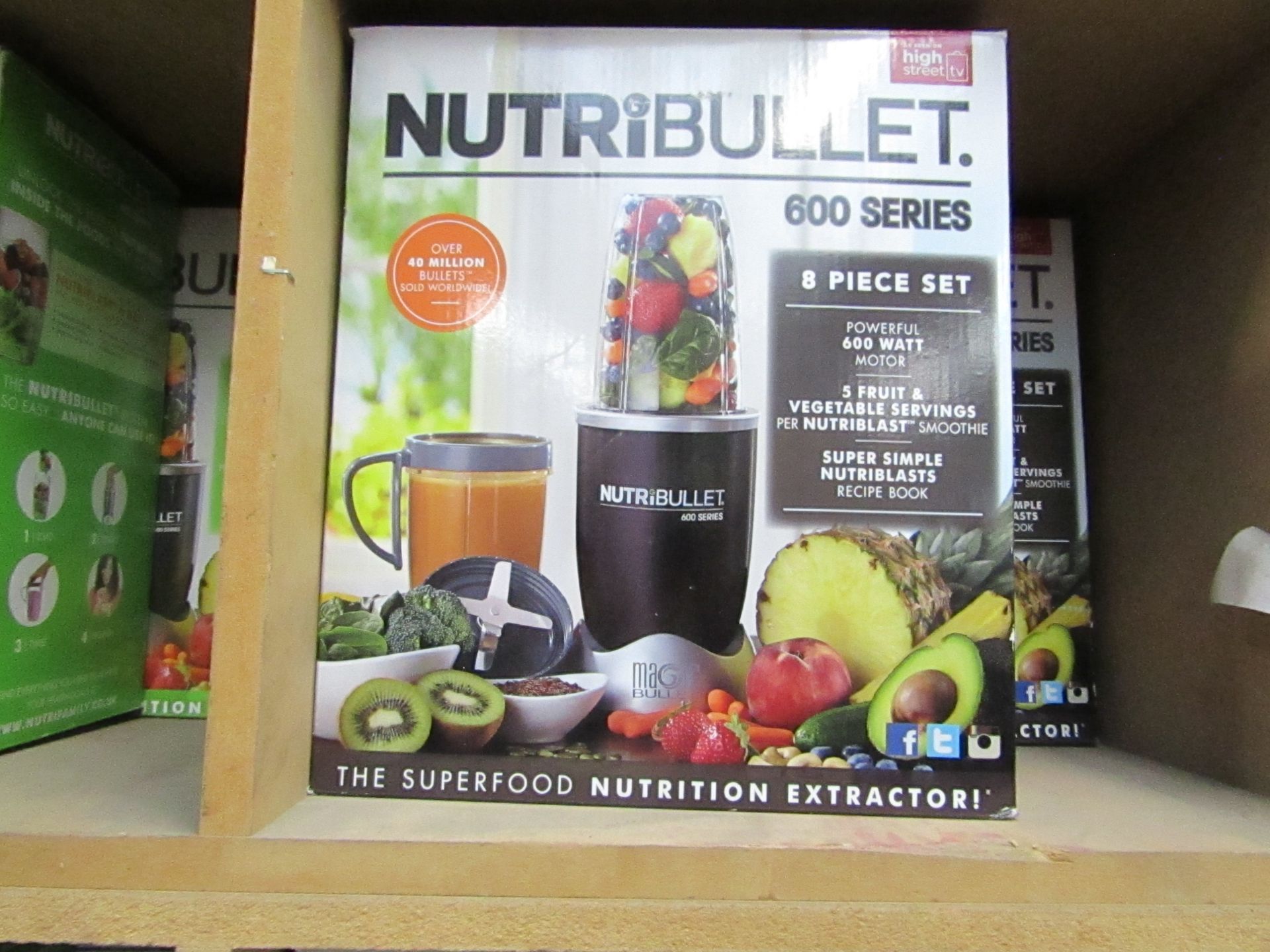 | 1X | NUTRIBULLET 600 SERIES | UNCHECKED AND BOXED | NO ONLINE RE-SALE | SKU C5060191467346 |