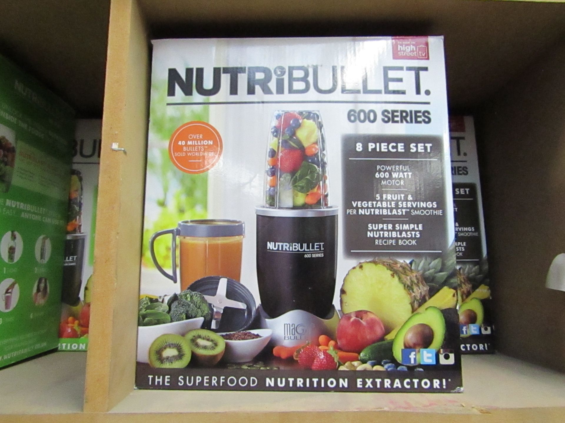 | 1X | NUTRIBULLET 600 SERIES | UNCHECKED AND BOXED | NO ONLINE RE-SALE | SKU C5060191467346 |