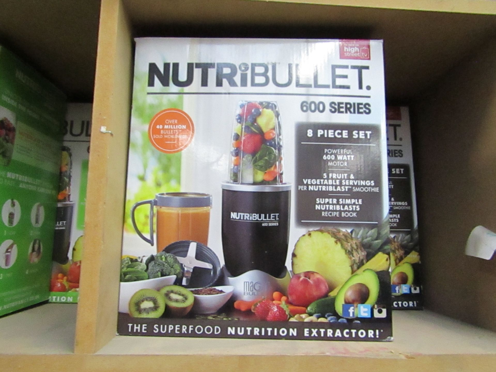 | 1X | NUTRIBULLET 600 SERIES | UNCHECKED AND BOXED | NO ONLINE RE-SALE | SKU C5060191467346 |
