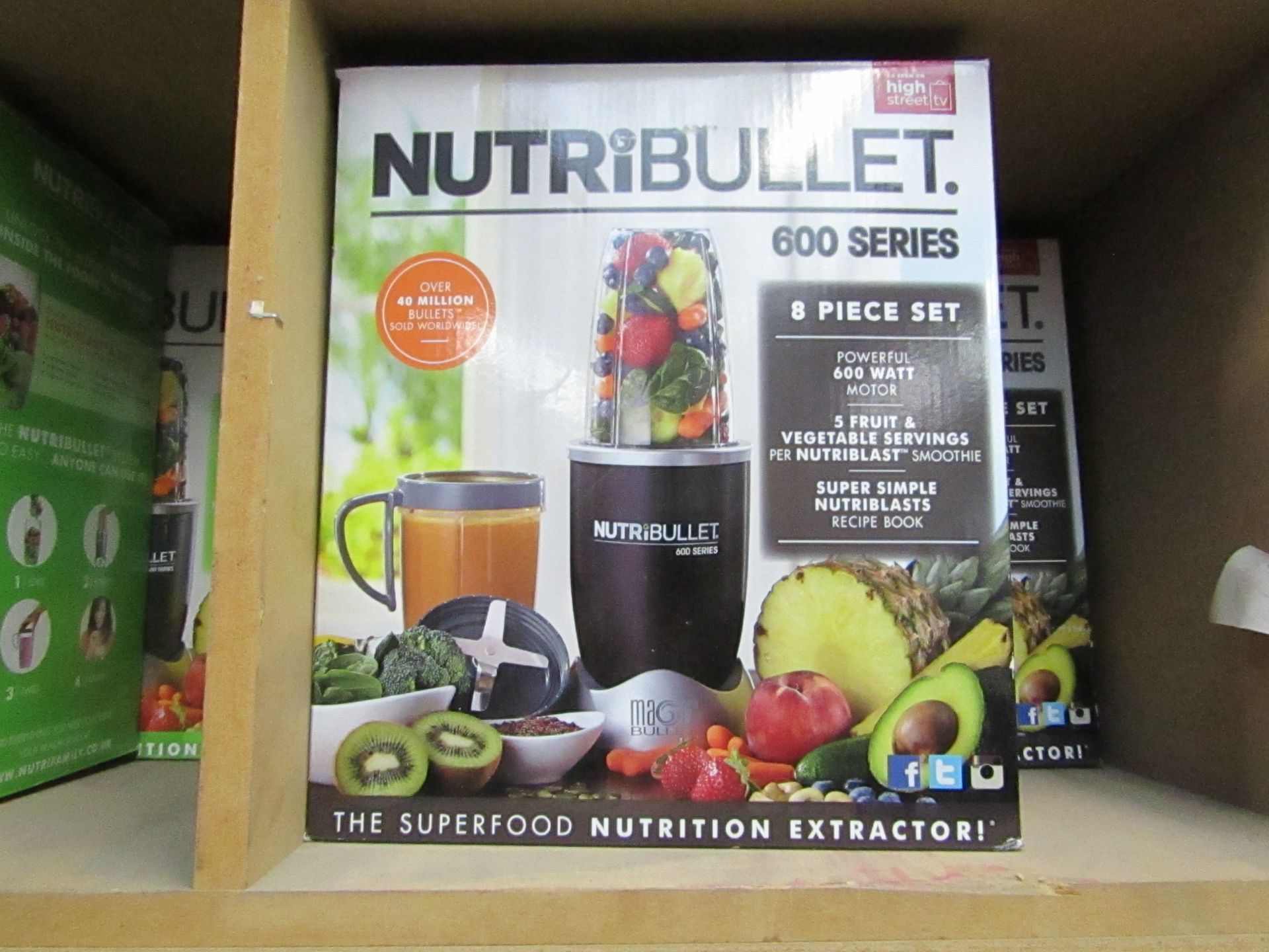 | 1X | NUTRIBULLET 600 SERIES | UNCHECKED AND BOXED | NO ONLINE RE-SALE | SKU C5060191467346 |