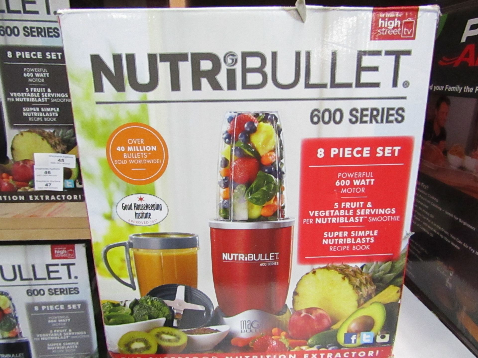 | 1X | NUTRIBULLET 600 SERIES | UNCHECKED AND BOXED | NO ONLINE RE-SALE | SKU C5060191467346 |