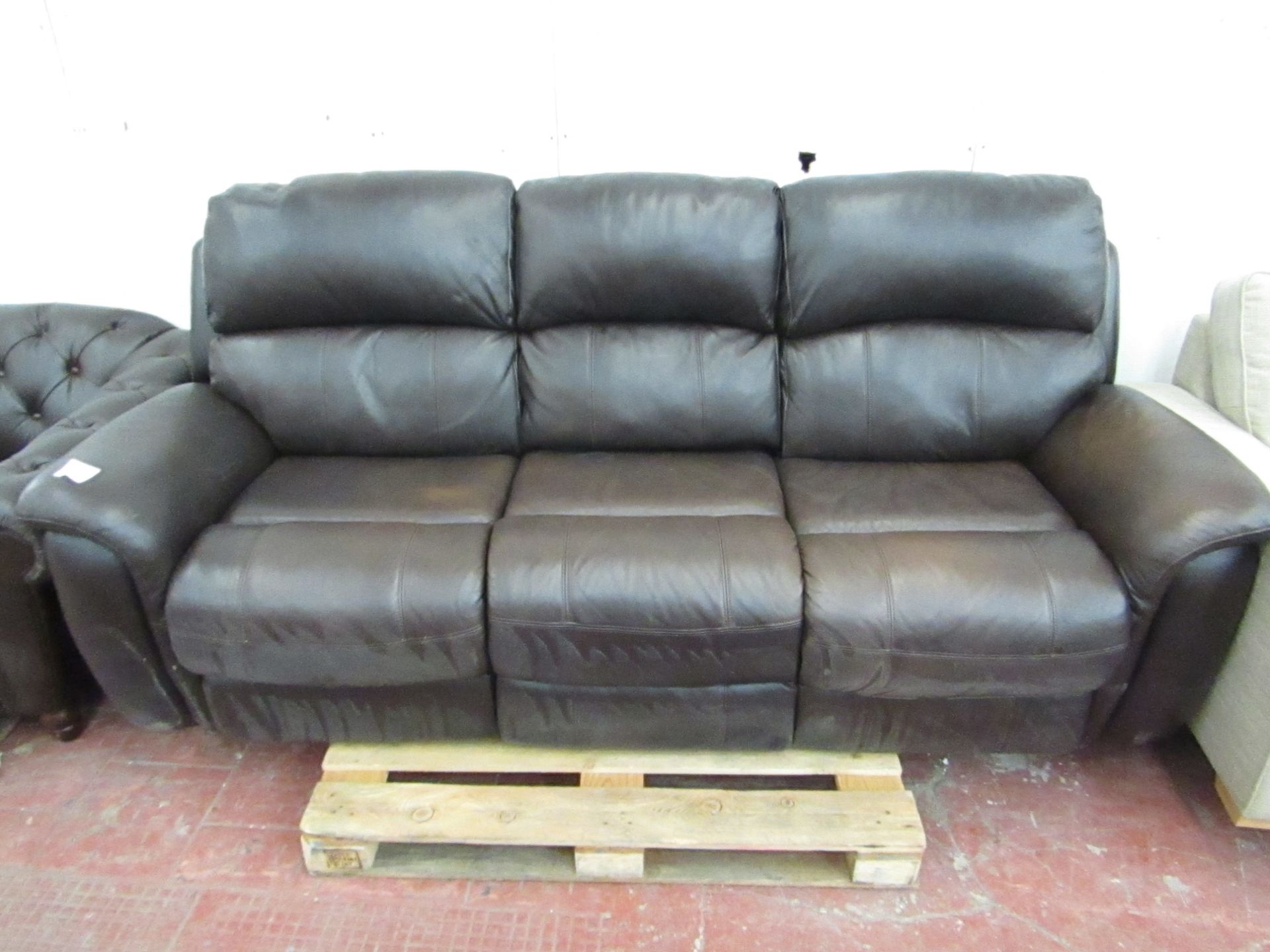 Polaski 3 seater manual reclining sofa, mechanism working