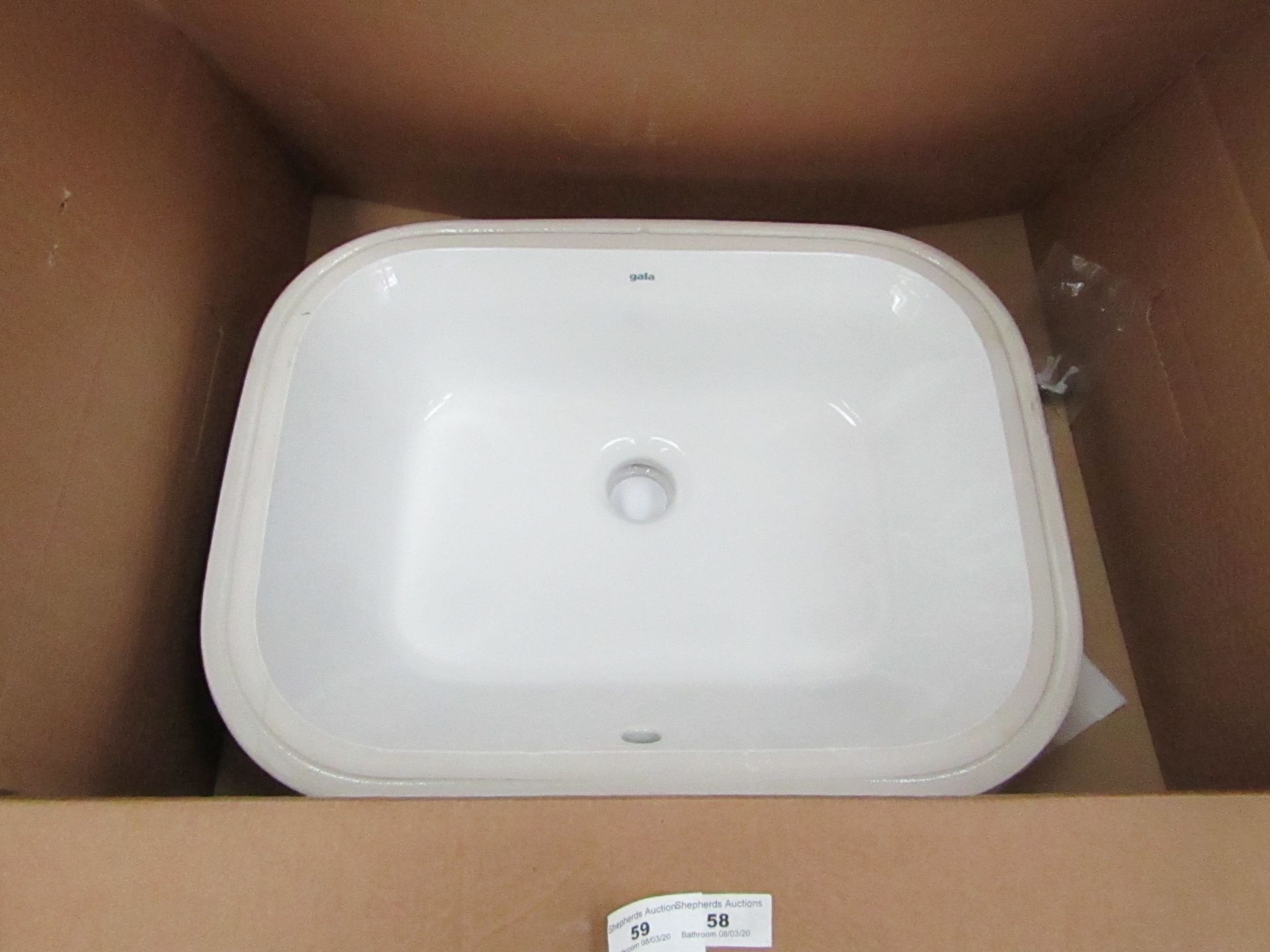 Gala - Flex 0TH 460mm Basin - Boxed.