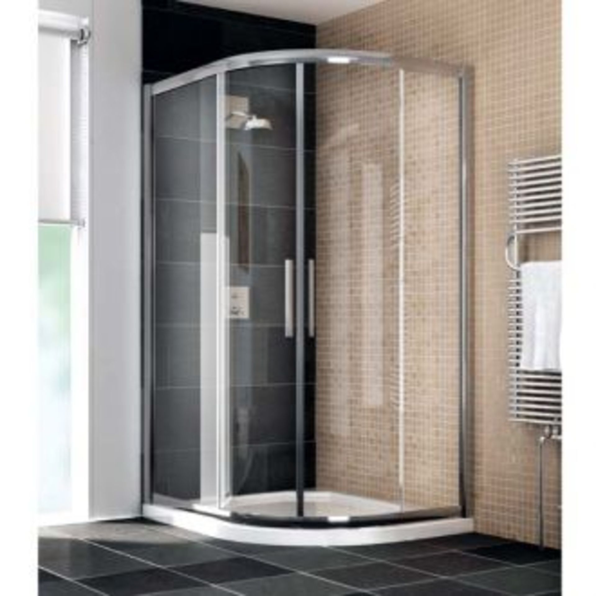 Manhatton offset Right hand Shower enclosure 1200 x 900, new in 2 boxes.