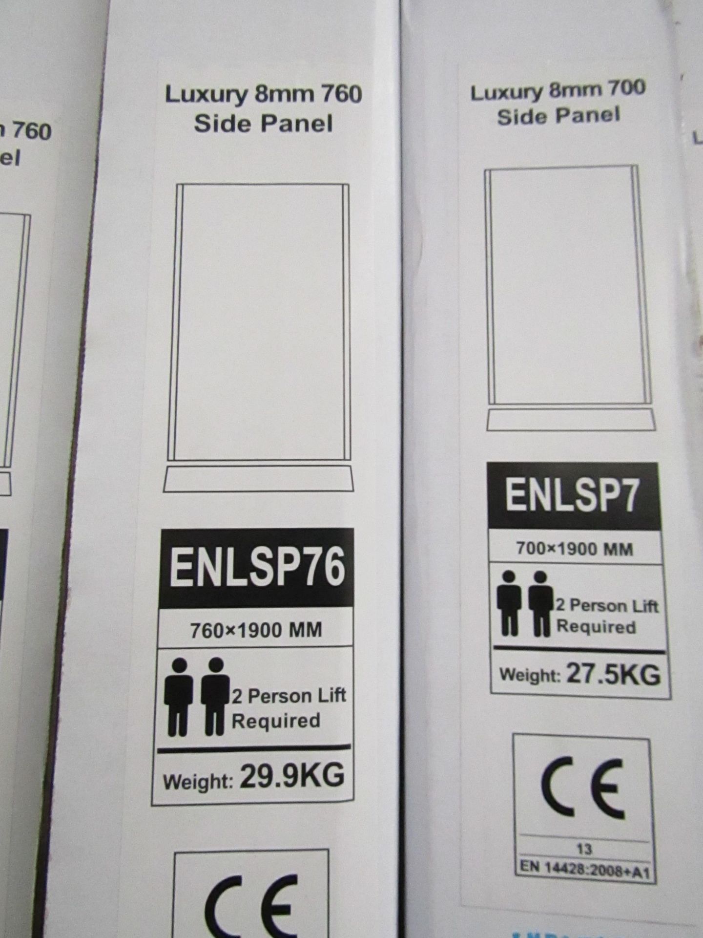 Luxury 8mm 760 side panel ENLSP76, new and boxed. RRP œ143. - Image 2 of 2