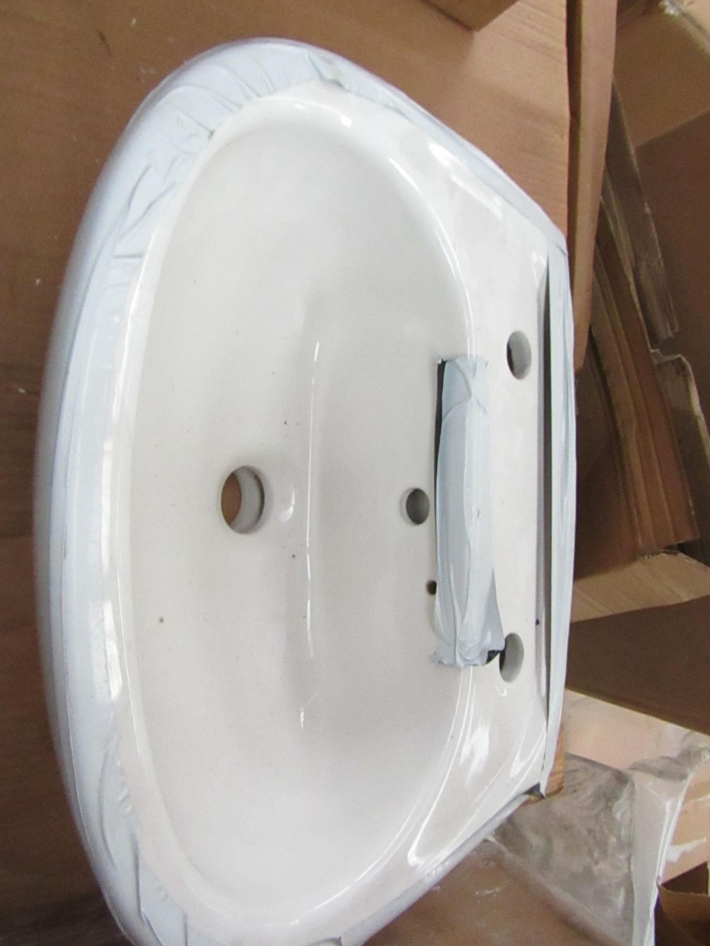 OXFORD - Cloakroom 2TH Basin - 450mm - Boxed.