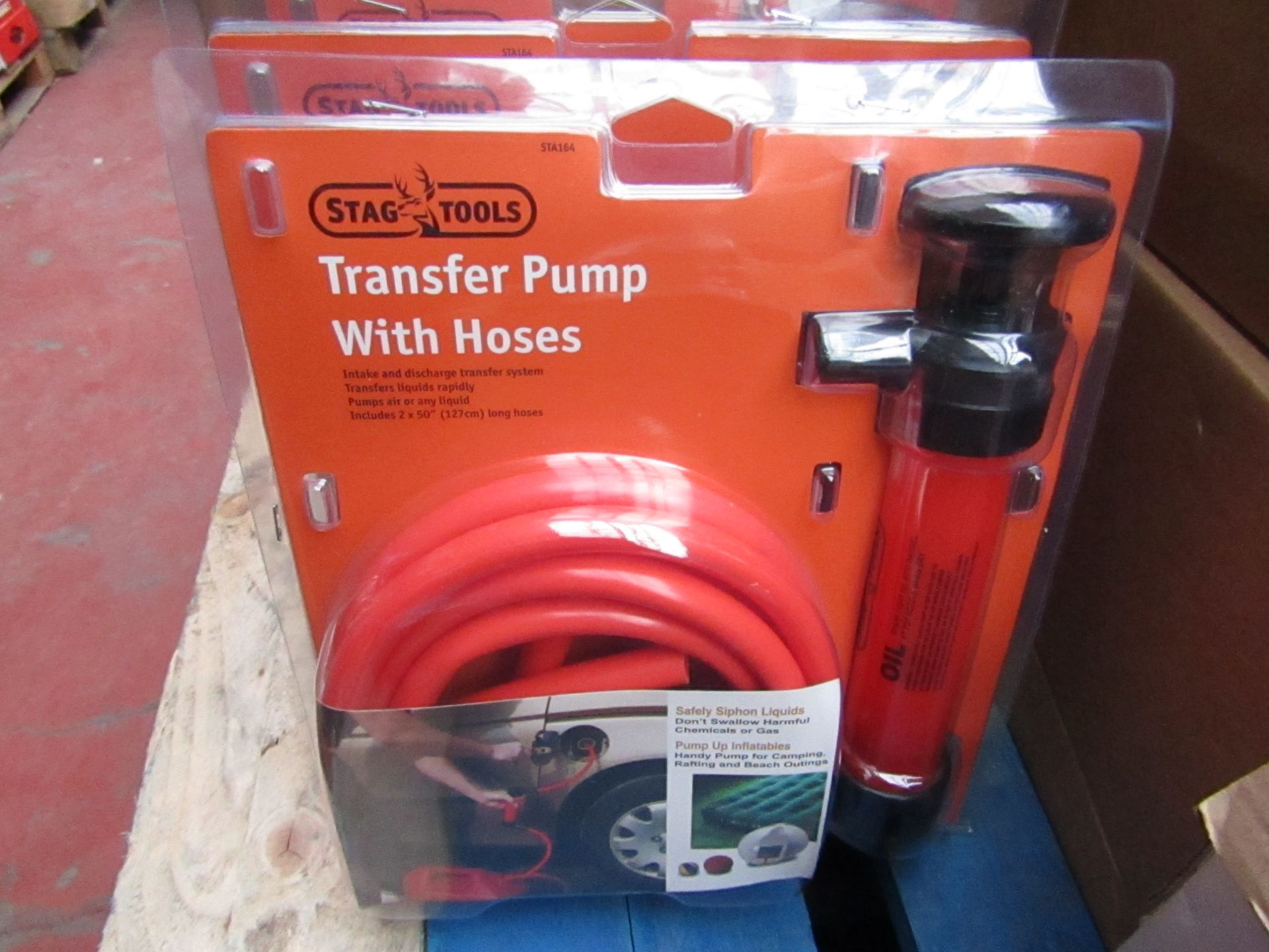 Stag Tools transfer Pump with Hoses, new
