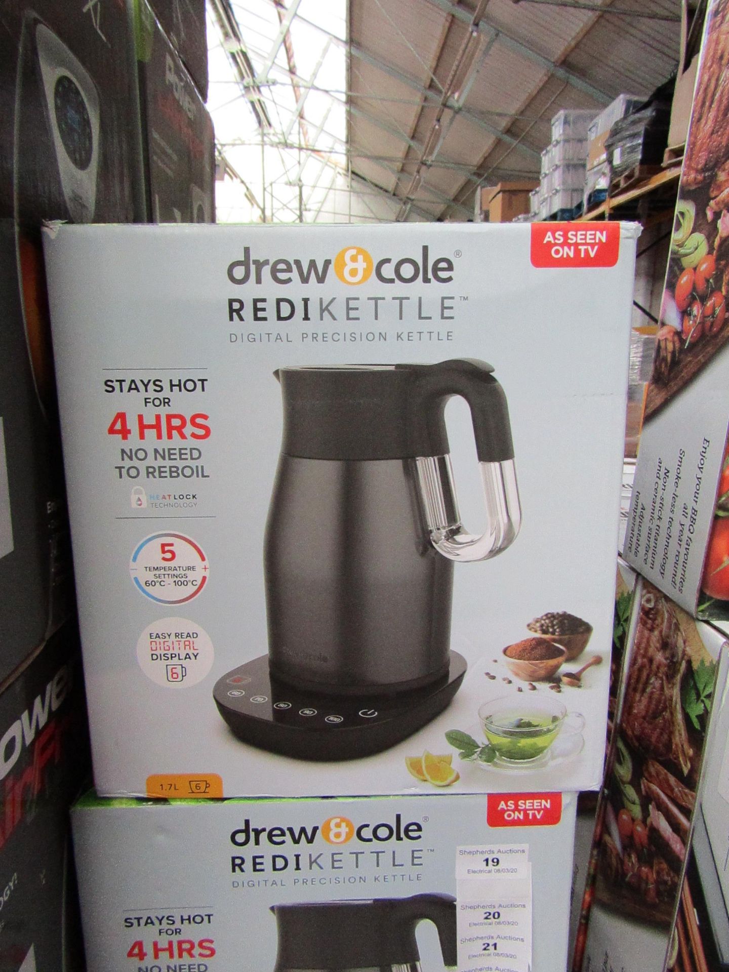 | 1X | DREW & COLE REDI KETTLE 1.7L | REFURBISHED AND BOXED | NO ONLINE RE-SALE | SKU C5060541513570