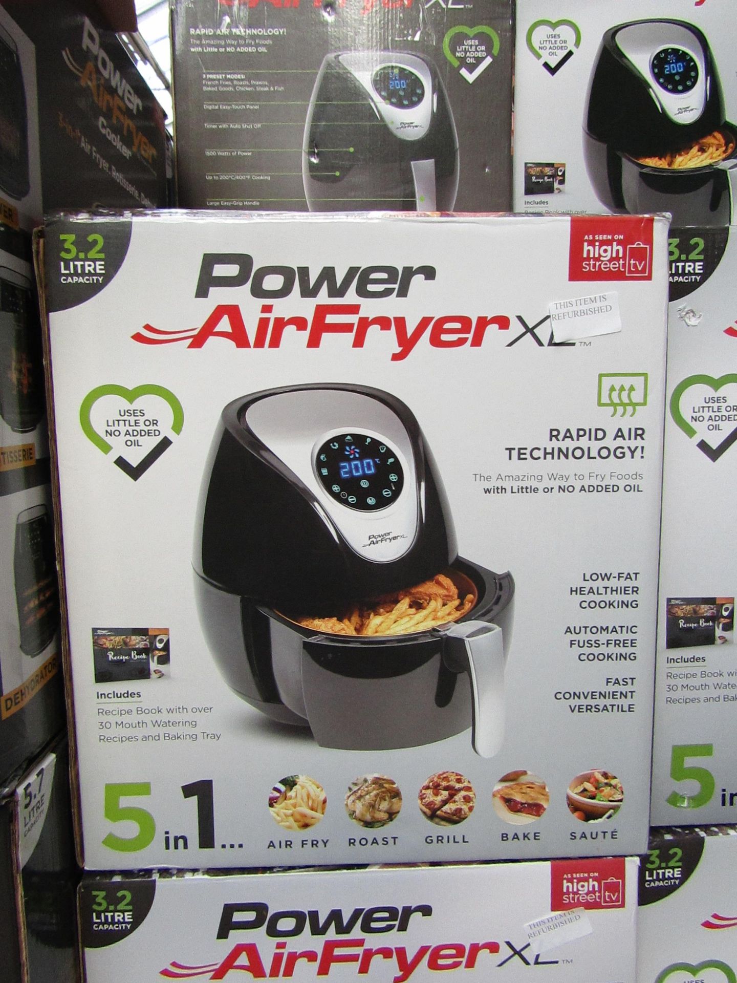 | 1x | POWER AIR FRYER XL 3.2L | REFURBISHED AND BOXED | NO ONLINE RE-SALE | SKU C5060191465366 |