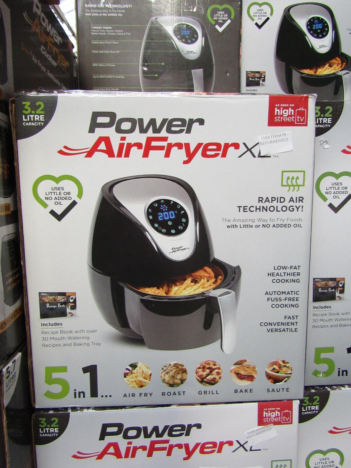 | 1x | POWER AIR FRYER XL 3.2L | REFURBISHED AND BOXED | NO ONLINE RE-SALE | SKU C5060191465366 |