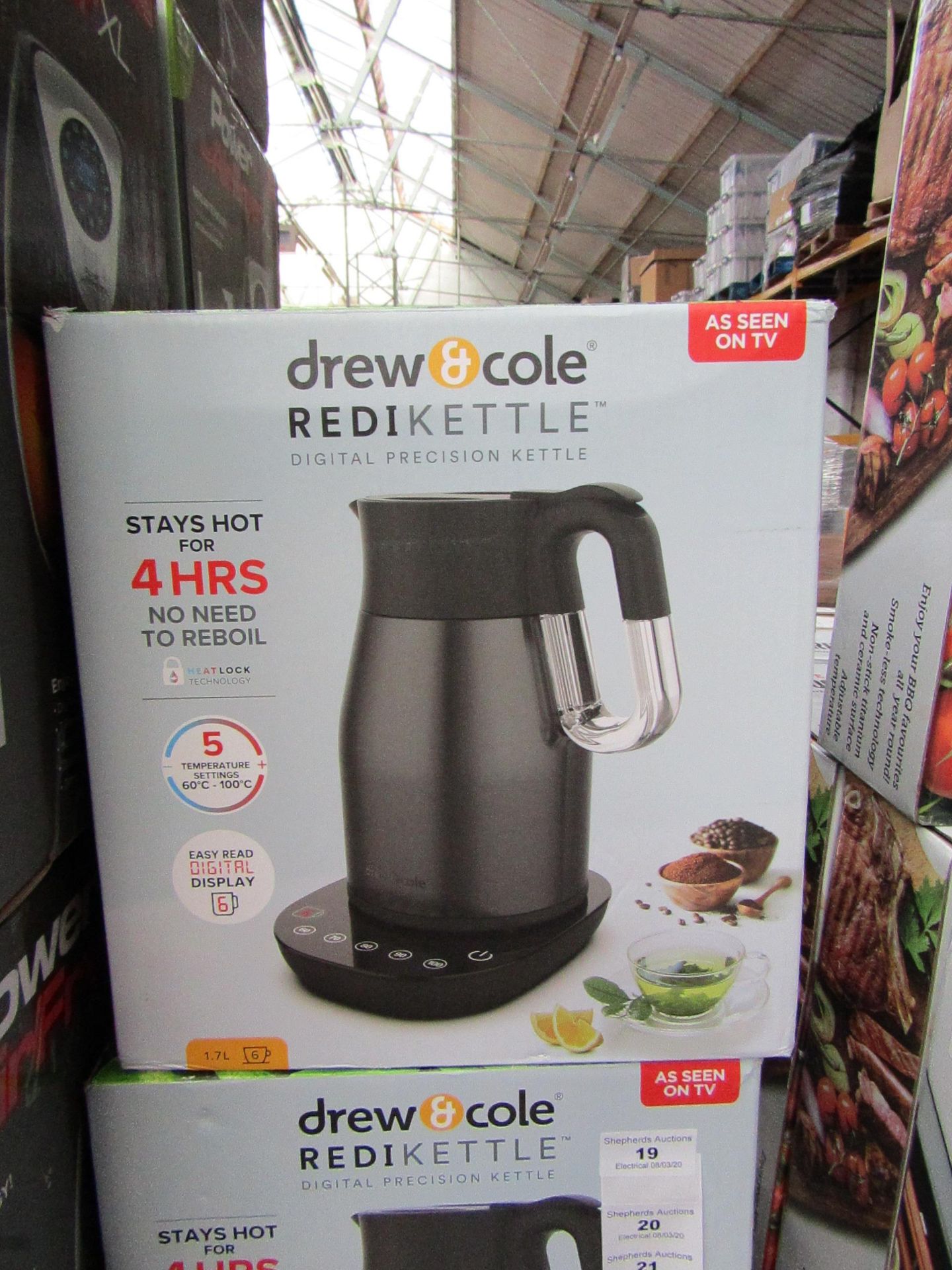 | 1X | DREW & COLE REDI KETTLE 1.7L | REFURBISHED AND BOXED | NO ONLINE RE-SALE | SKU C5060541513570