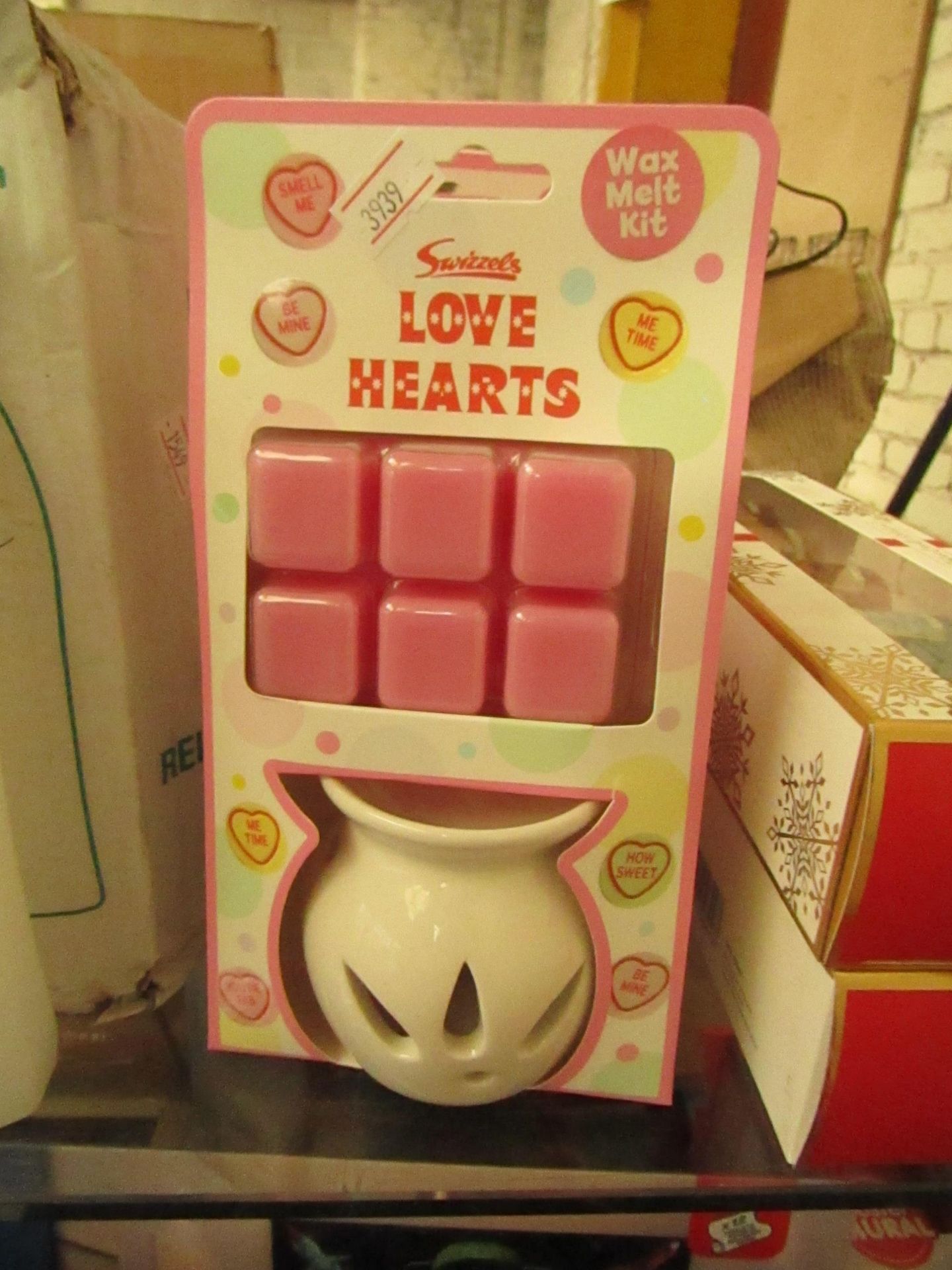 Swizzels - Love Hearts - Wax Melt Kit - Packaged.