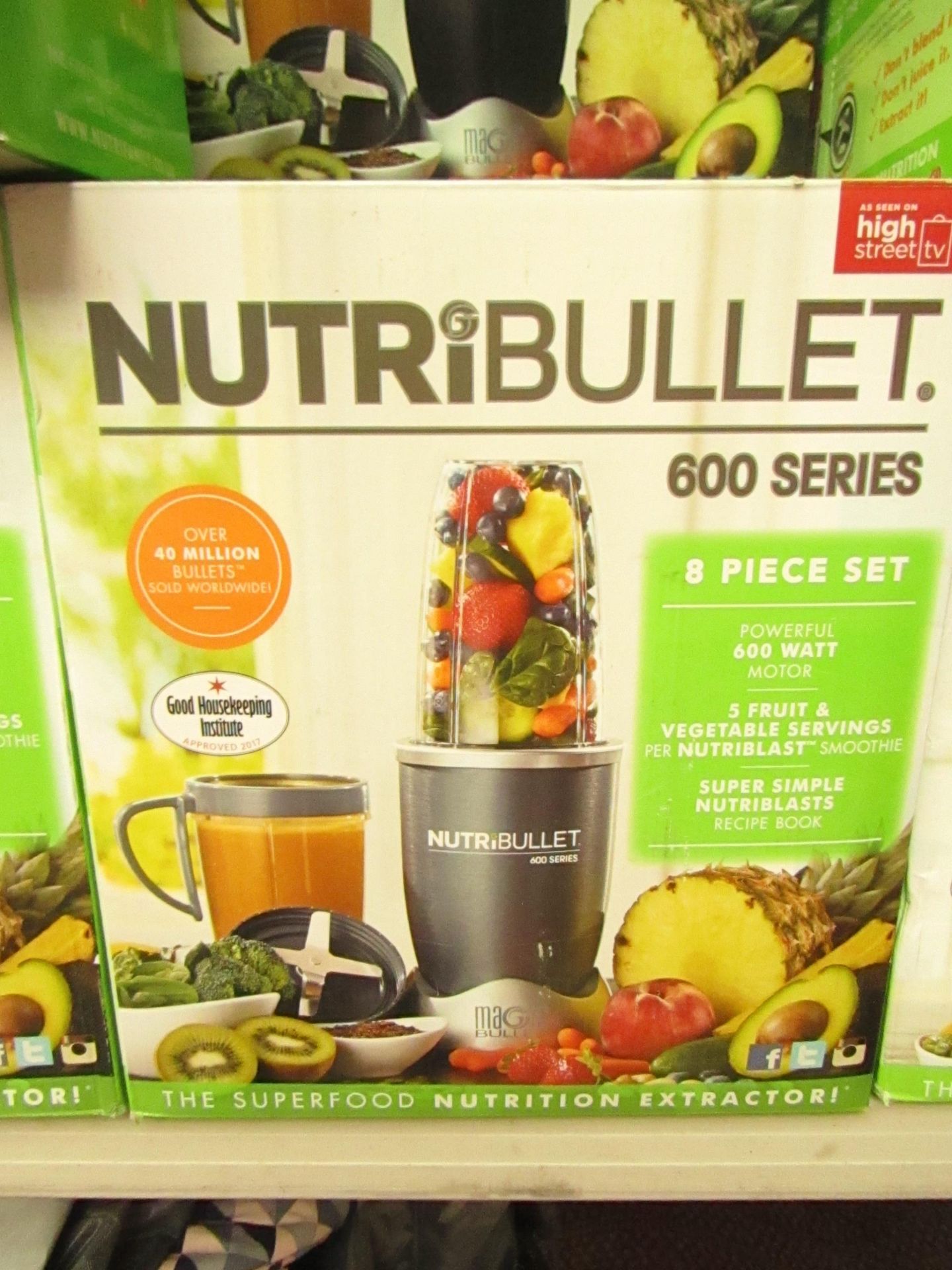 | 1x | NUTRIBULLET 600 SERIES | UNCHECKED AND BOXED | NO ONLINE RE-SALE | SKU C5060191467346 |