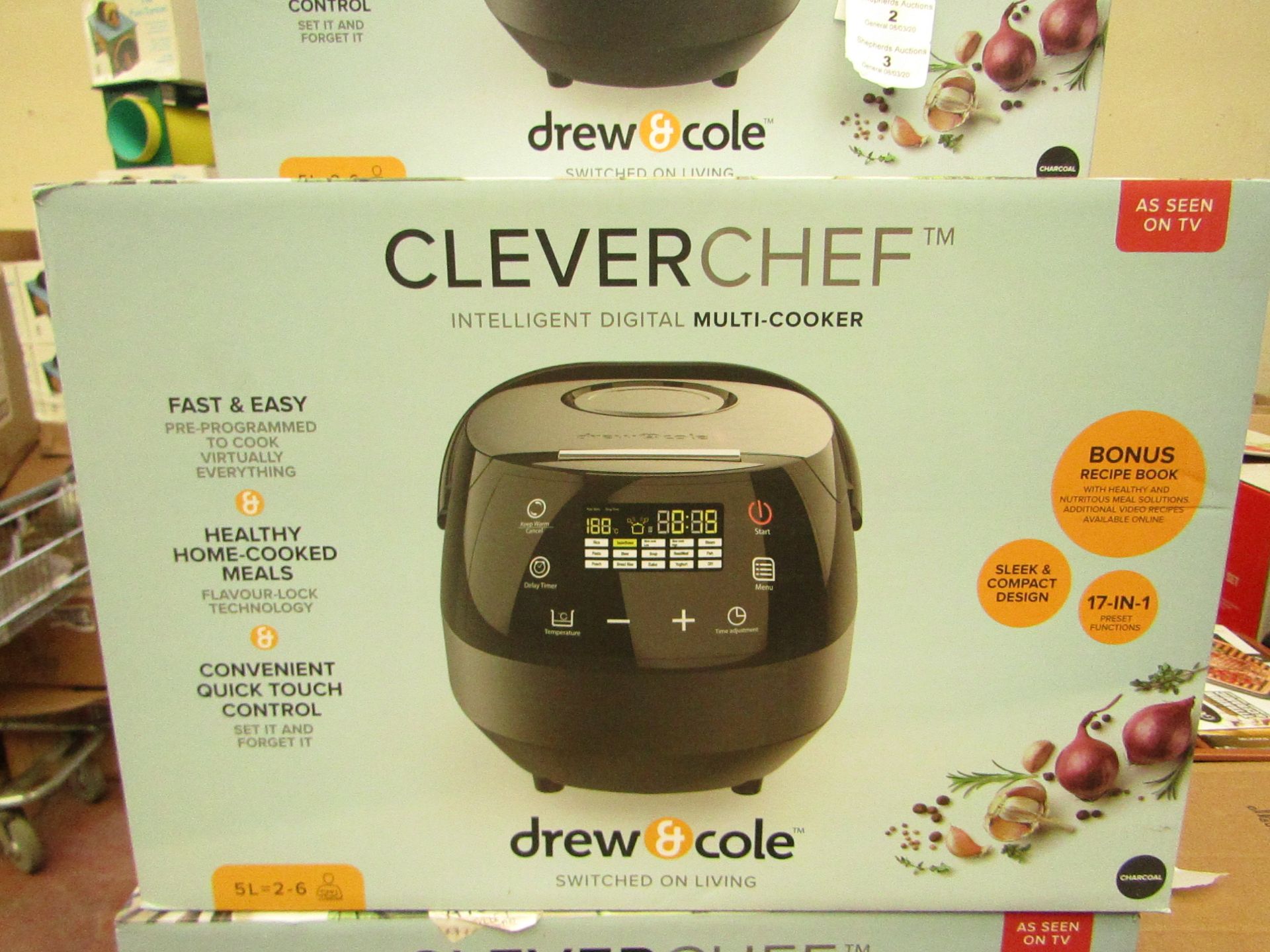 | 1x | DREW&COLE CLEVERCHEF | UNCHECKED AND BOXED | NO ONLINE RE-SALE | SKU C5060541511682 | RRP £