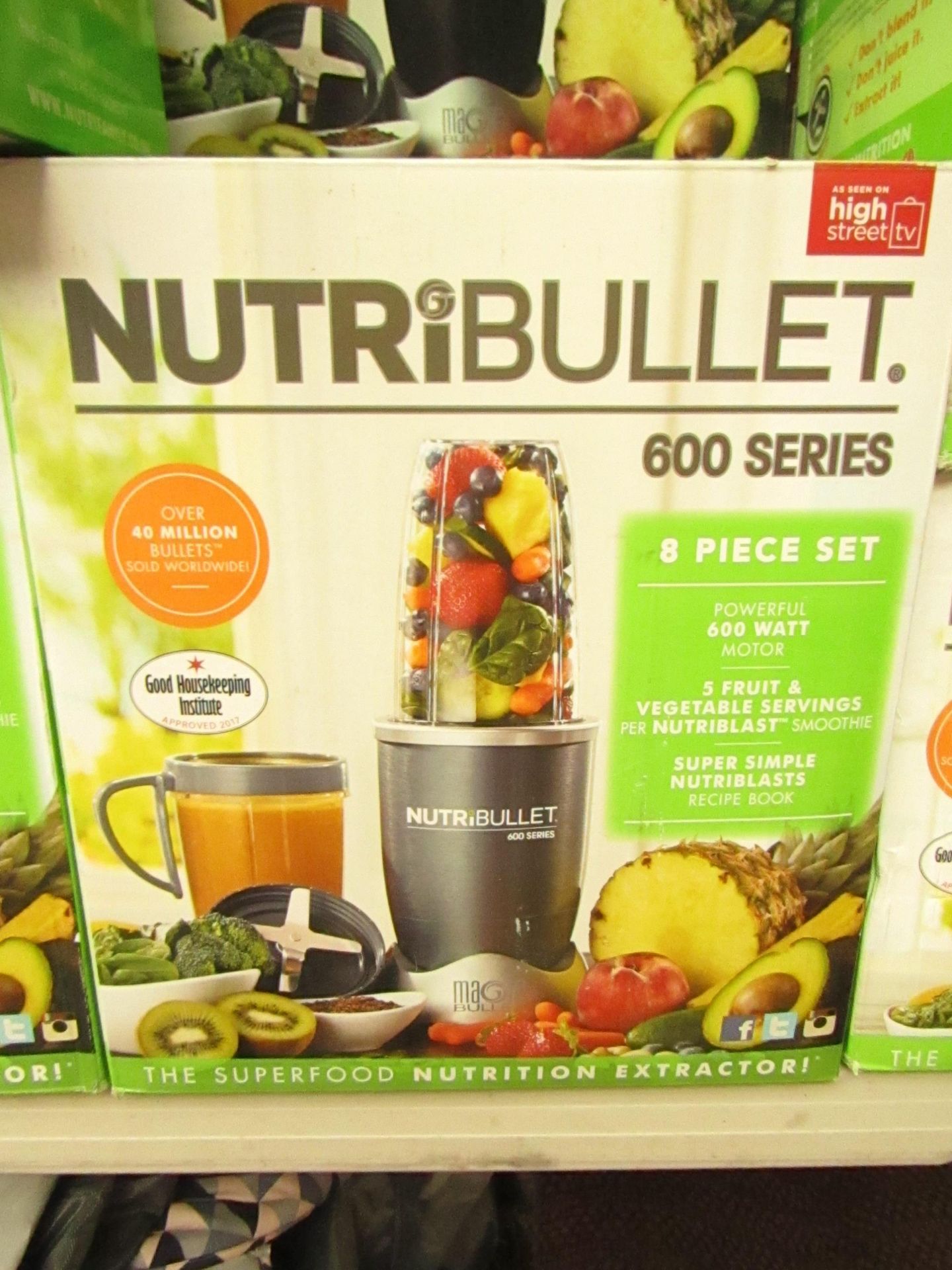 | 1x | NUTRIBULLET 600 SERIES | UNCHECKED AND BOXED | NO ONLINE RE-SALE | SKU C5060191467346 |