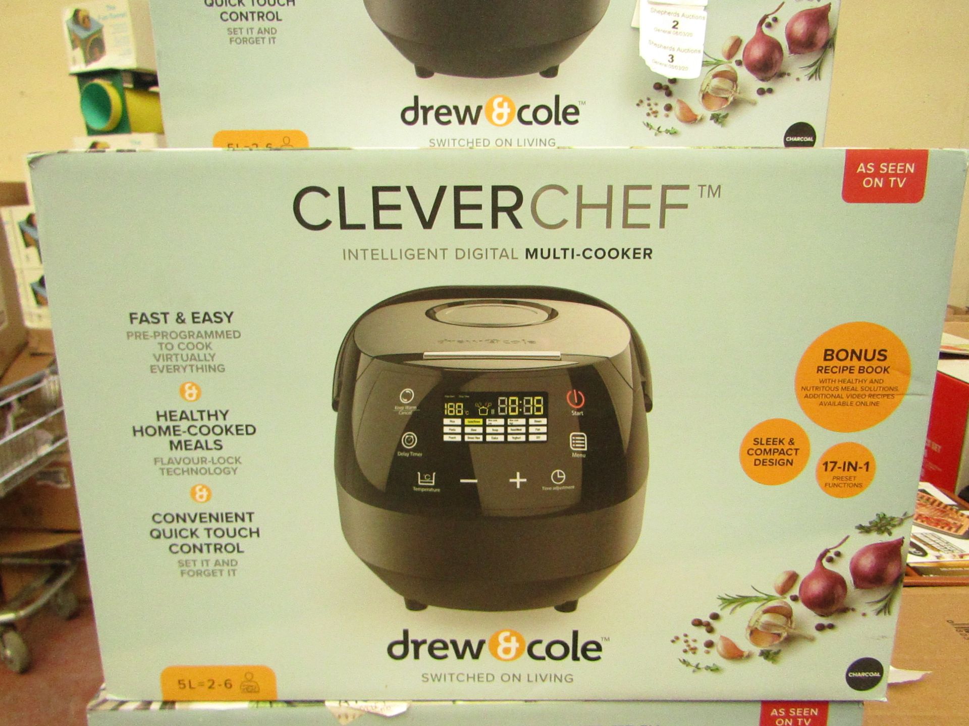 | 1x | DREW&COLE CLEVERCHEF | UNCHECKED AND BOXED | NO ONLINE RE-SALE | SKU C5060541511682 | RRP £