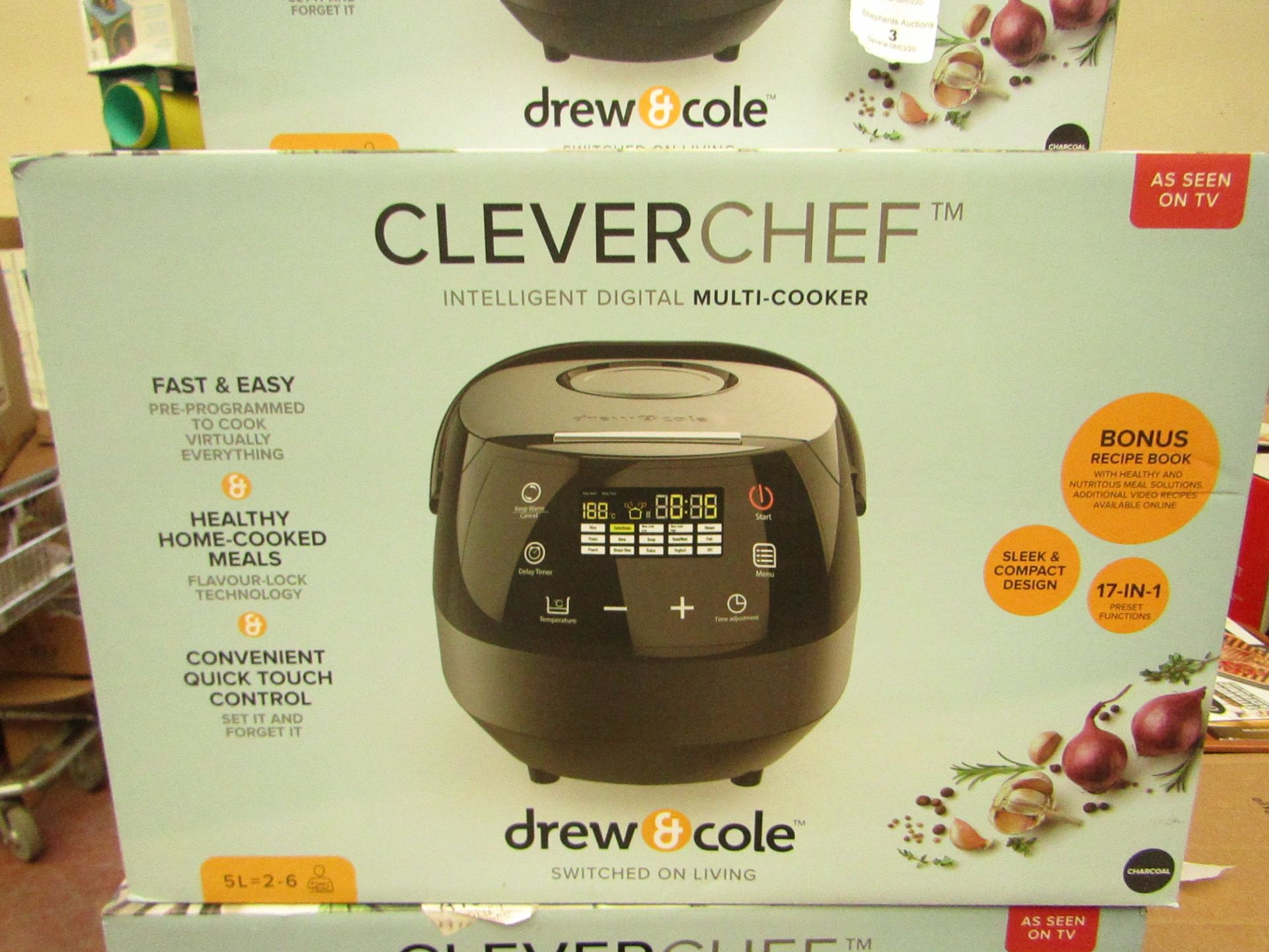 | 1x | DREW&COLE CLEVERCHEF | UNCHECKED AND BOXED | NO ONLINE RE-SALE | SKU C5060541511682 | RRP £