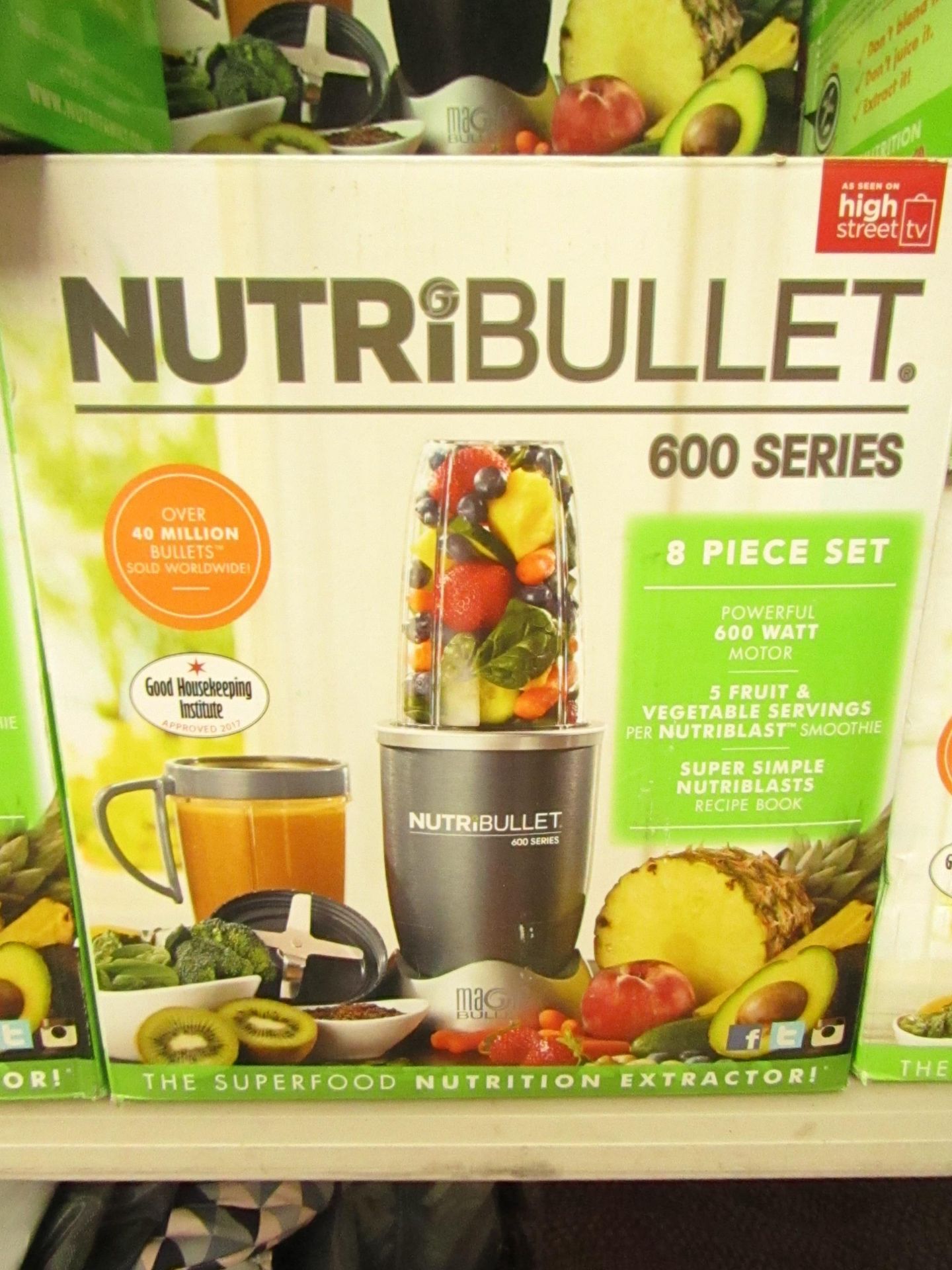| 1x | NUTRIBULLET 600 SERIES | UNCHECKED AND BOXED | NO ONLINE RE-SALE | SKU C5060191467346 |