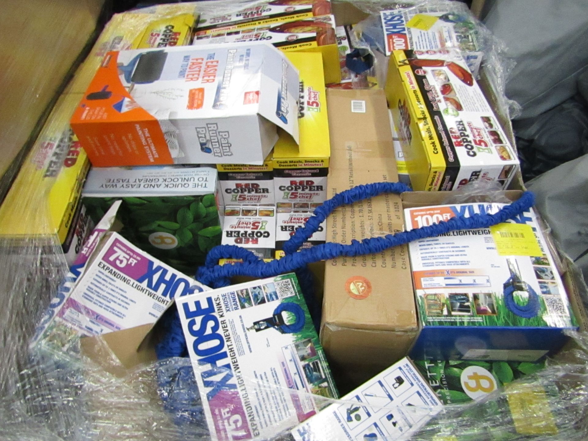 | 70X | THE PALLET INCLUDES NUTRI BULLETS, REDI KETTLES, RED COPPER CHEF, X HOSES AND MORE | BOXED - Image 2 of 2