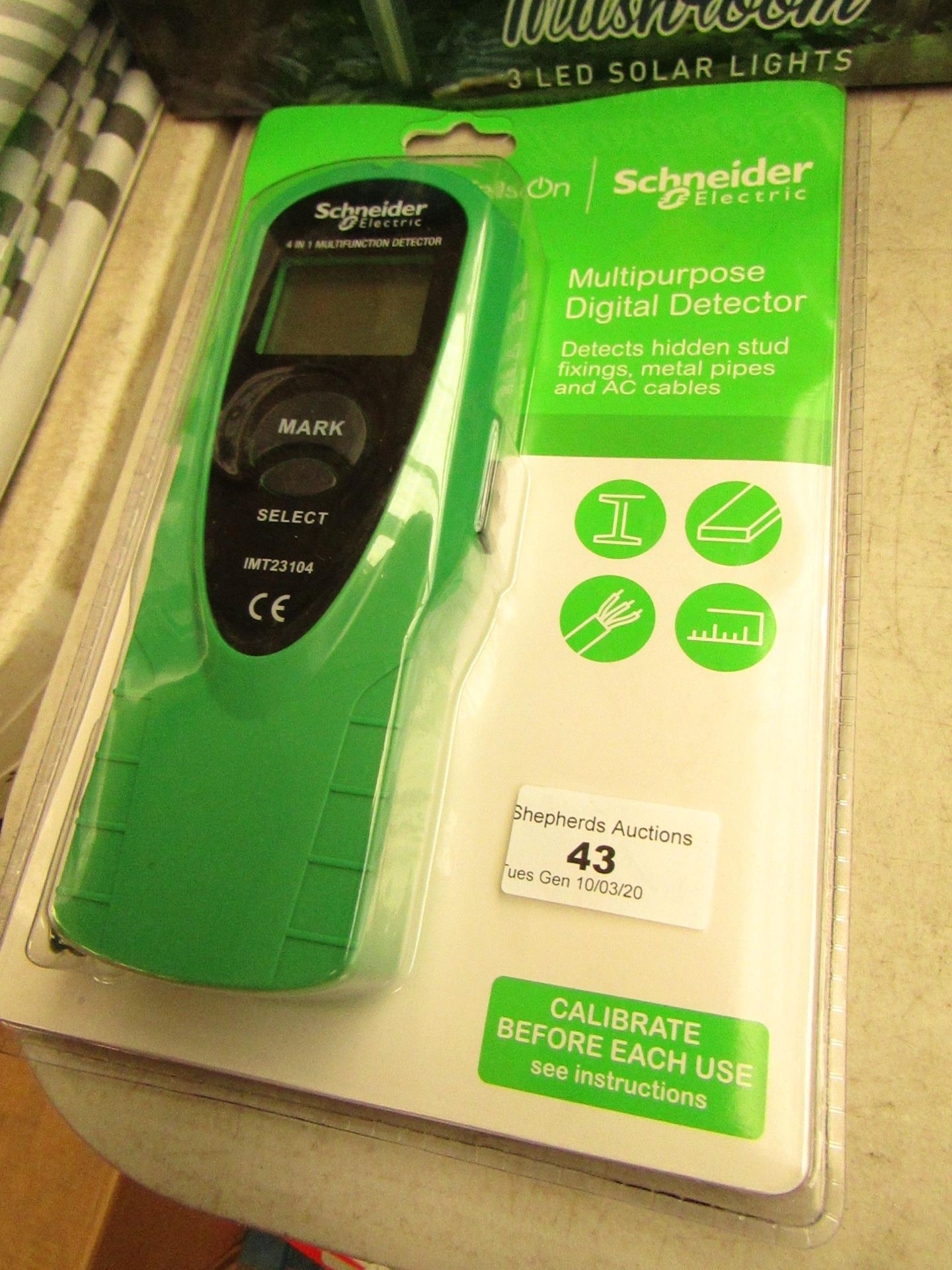 Schneider multi-purpose digital detector, new and packaged.
