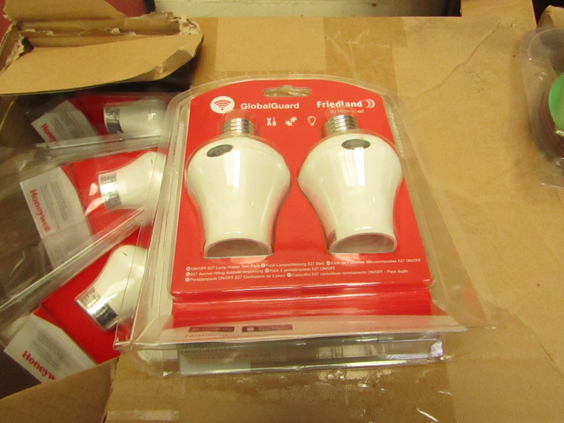 5x Global Guard - Lamp Holder Twin Pack - All Packaged & Boxed.