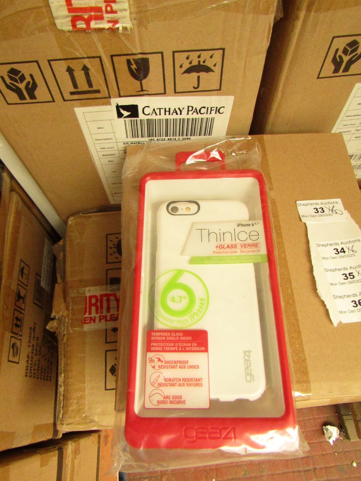 60x Gear 4 iPhone 6 case, new and boxed.