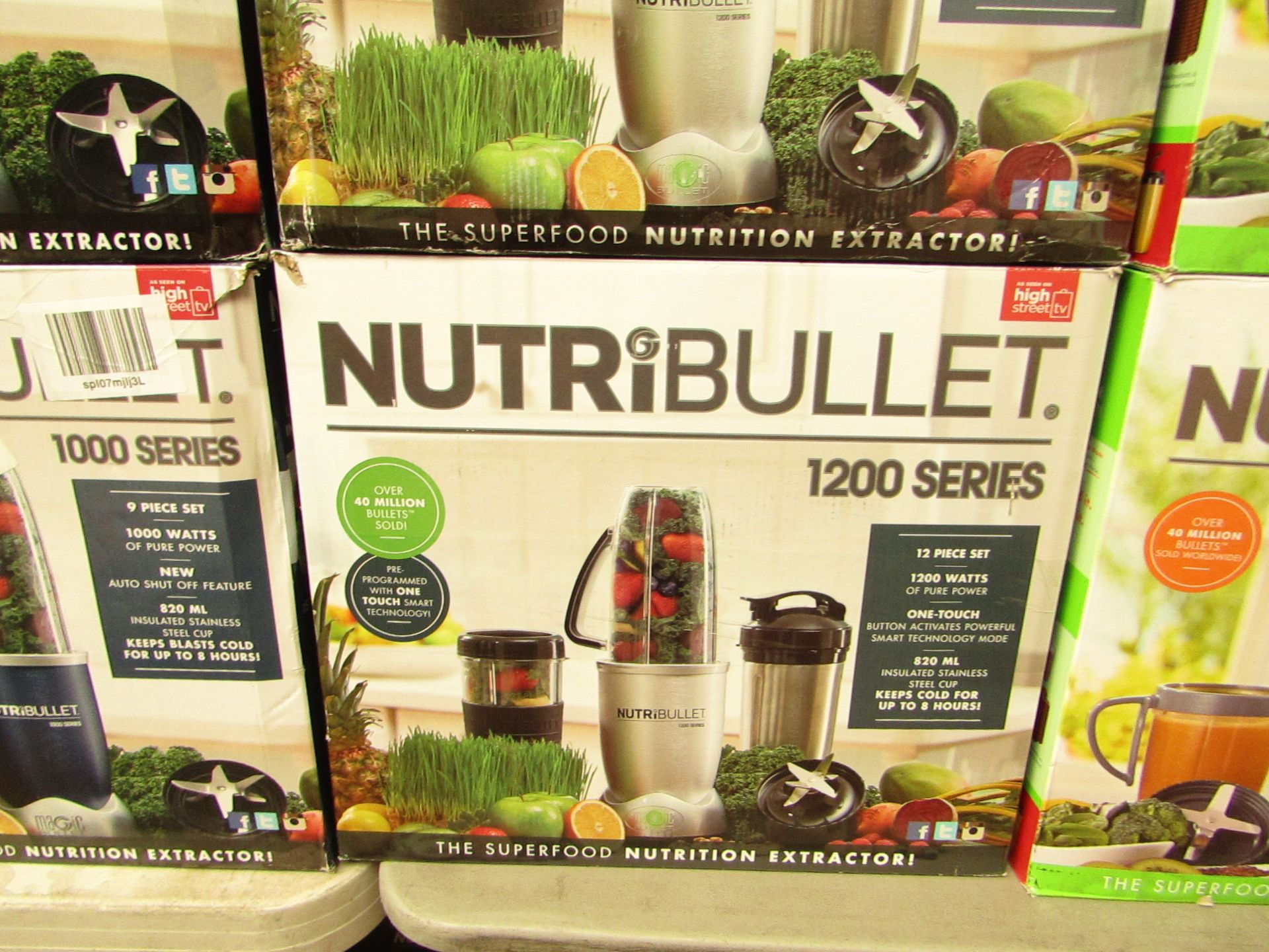 | 1x | NUTRIBULLET 1200 SERIES | UNCHECKED AND BOXED | NO ONLINE RE-SALE | SKU C5060191464758 | RRP