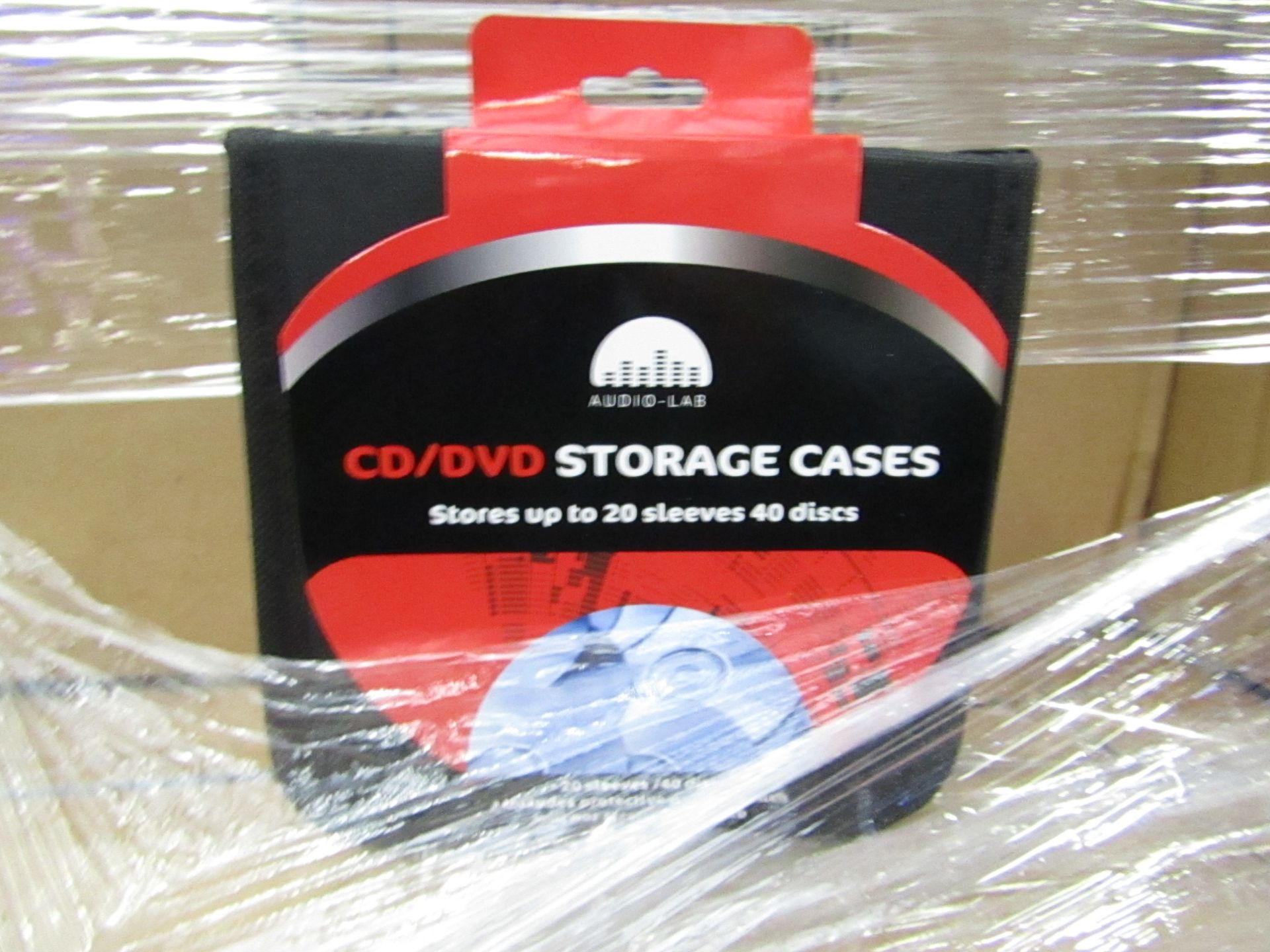 Pallet of 1180 CD/DVD storage cases, new, each case holds upto 40 CD's/DVD's - Image 2 of 2