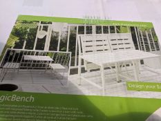 Brand new Multi Bench Set - Transforms from a bench to a picnic table as in picture - New sealed