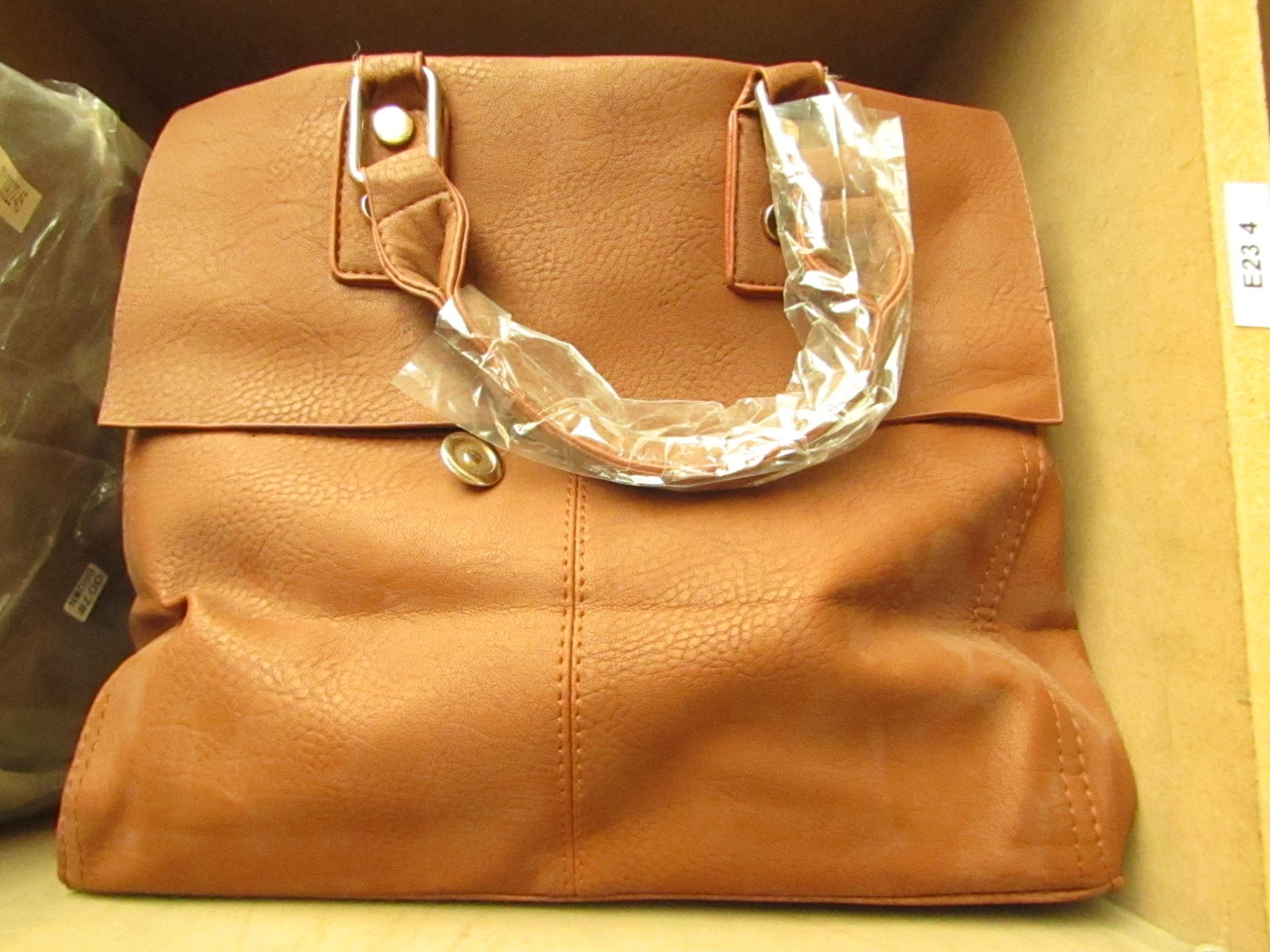 Ladies Brown Medium Handbag new see image for design