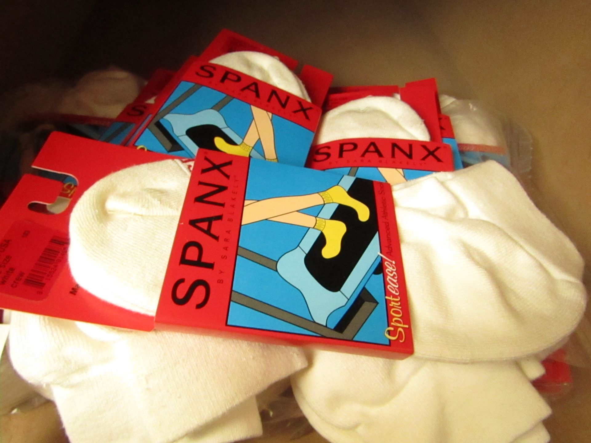 3 x Spanx by Sara Blackely Sportease Advanced Athlelic Socks one size RRP £5 each on ebay new &