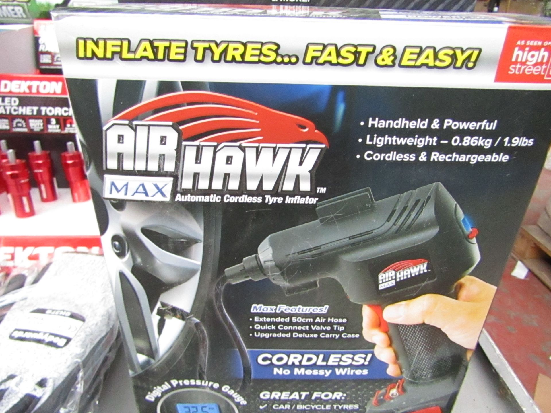 | 1x | AIR HAWK MAX | REFURBISHED AND BOXED | NO ONLINE RE-SALE | SKU C5060191469609 | RRP œ59: