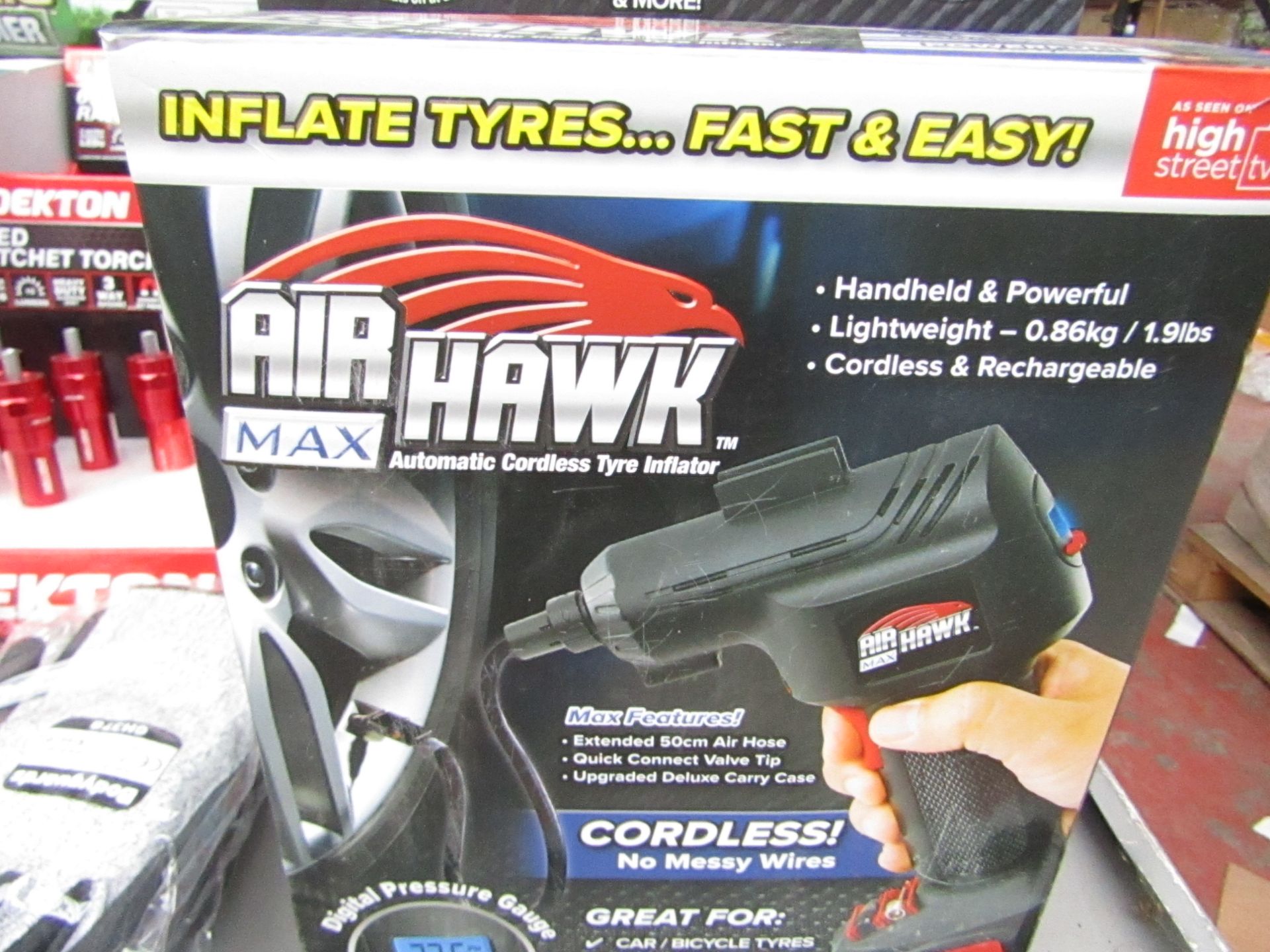 | 1x | AIR HAWK MAX | REFURBISHED AND BOXED | NO ONLINE RE-SALE | SKU C5060191469609 | RRP œ59: