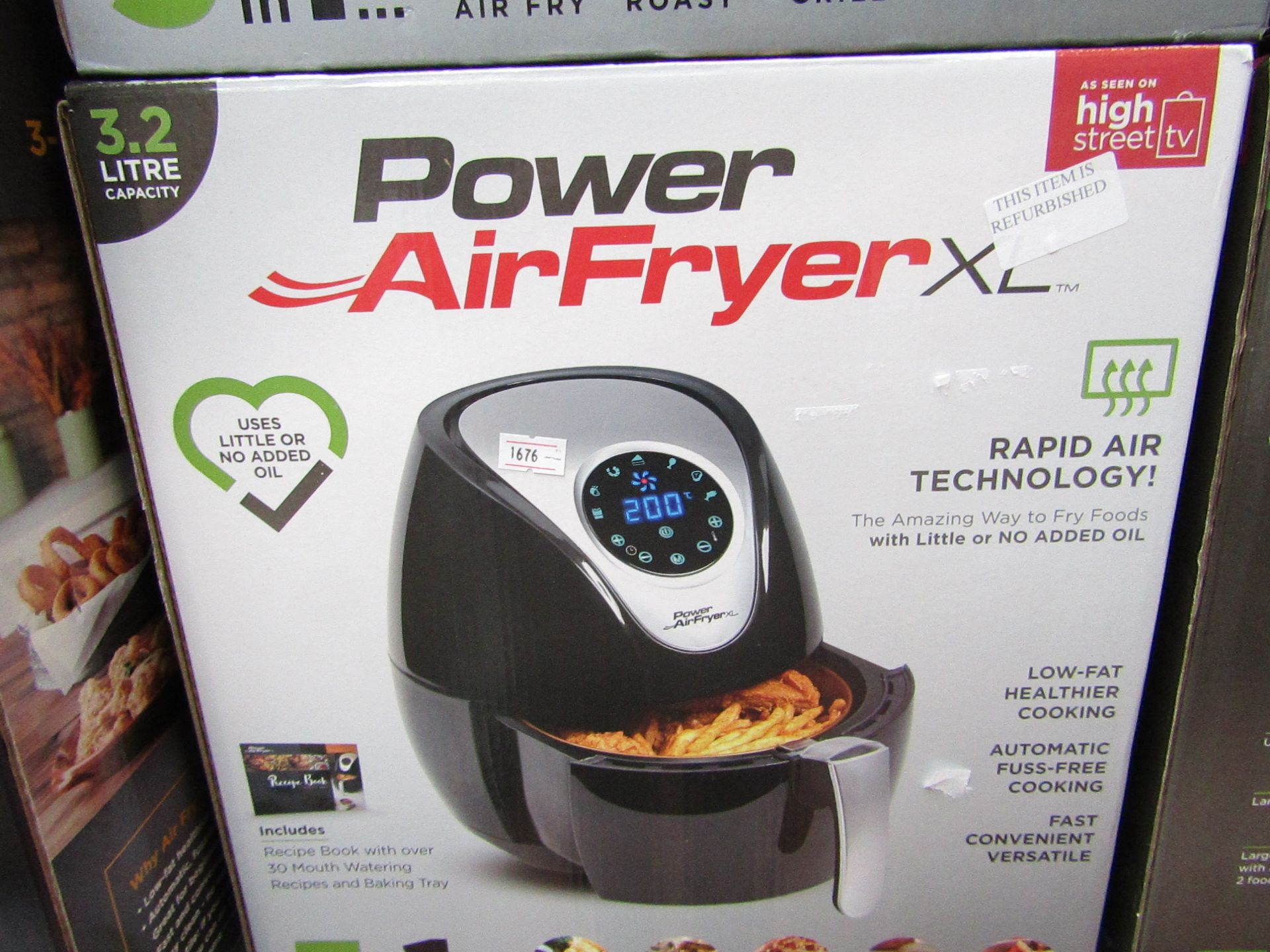 | 1x | POWER AIR FRYER XL 3.2L | REFURBISHED AND BOXED | NO ONLINE RE-SALE | SKU C5060191465366 |