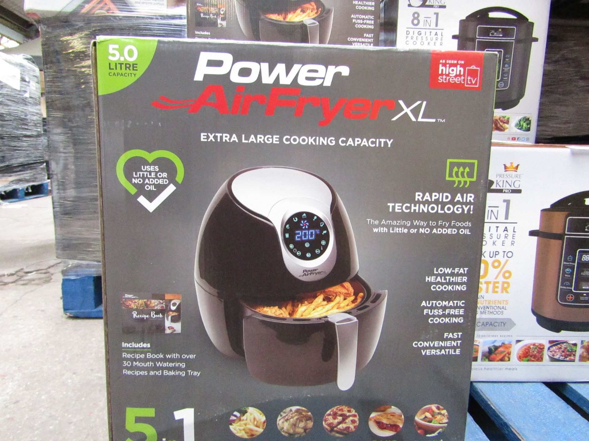 | 1X | POWER AIR FRYER 5L | REFURBISHED AND BOXED | NO ONLINE RE-SALE | SKU C5060191469838 | RRP £