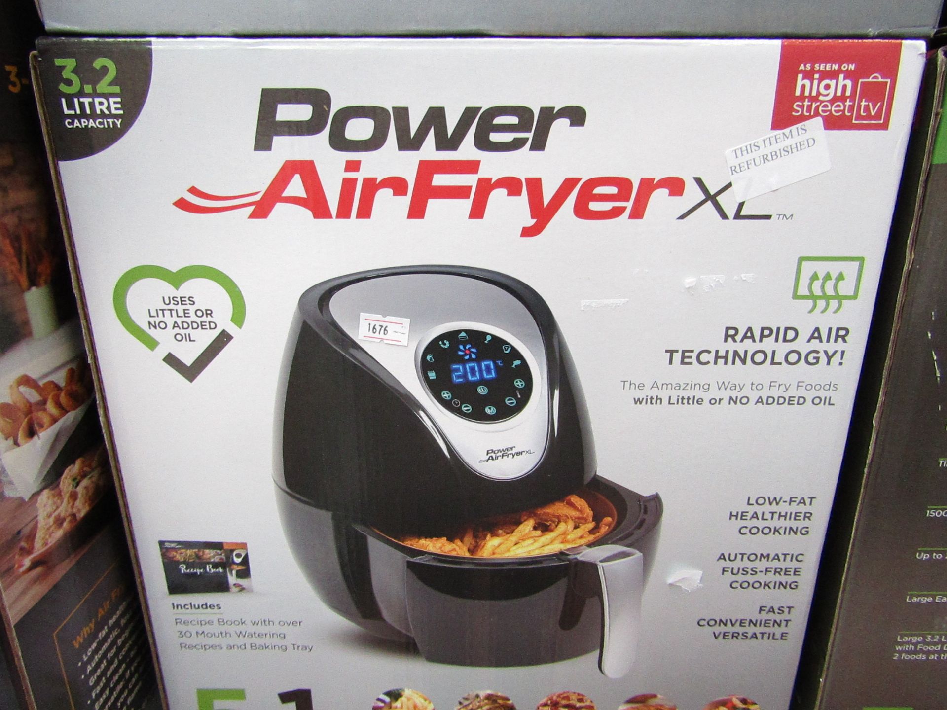 | 1x | POWER AIR FRYER XL 3.2L | REFURBISHED AND BOXED | NO ONLINE RE-SALE | SKU C5060191465366 |