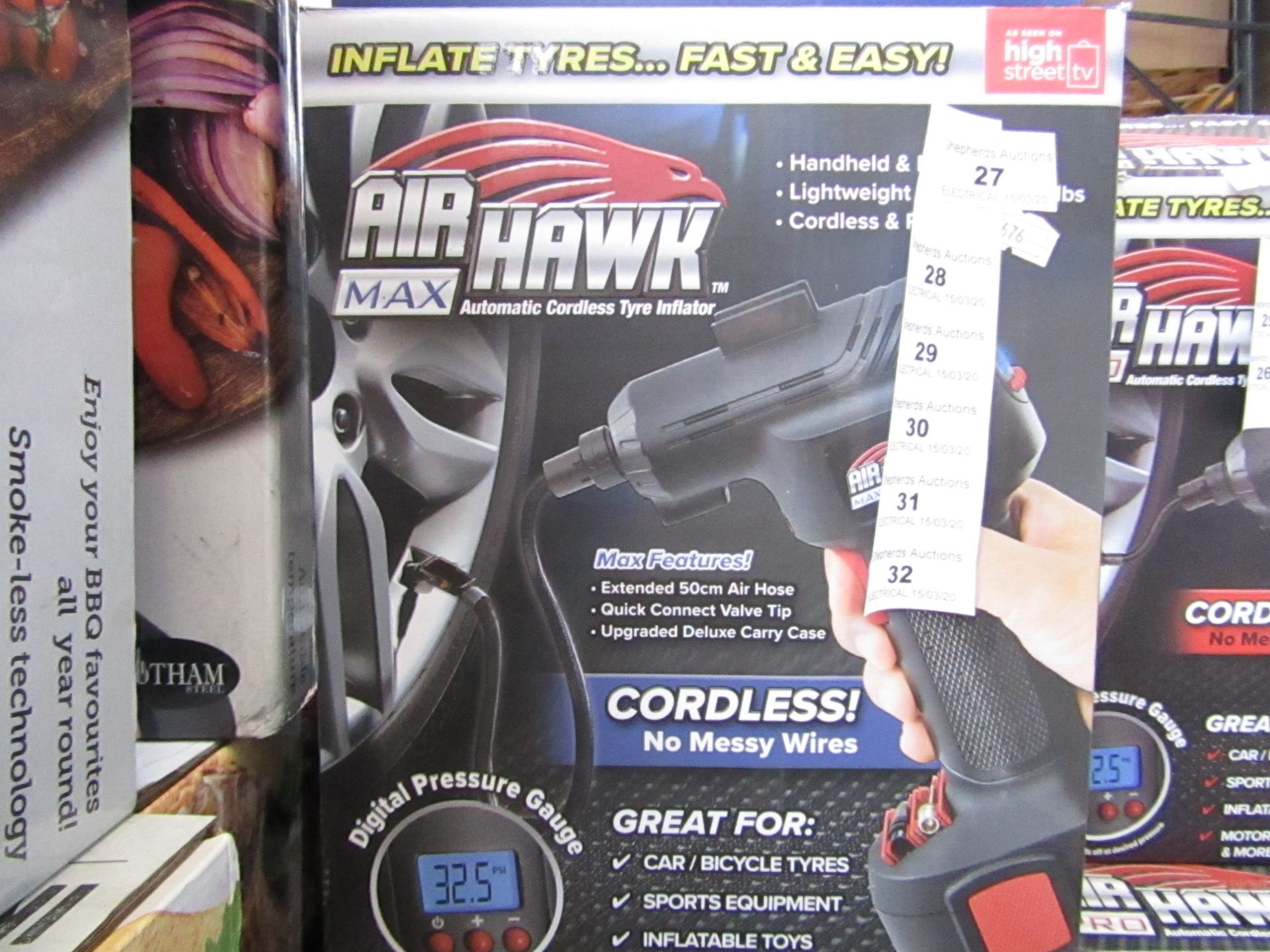 | 1x | AIR HAWK MAX | REFURBISHED AND BOXED | NO ONLINE RE-SALE | SKU C5060191469609 | RRP £59.