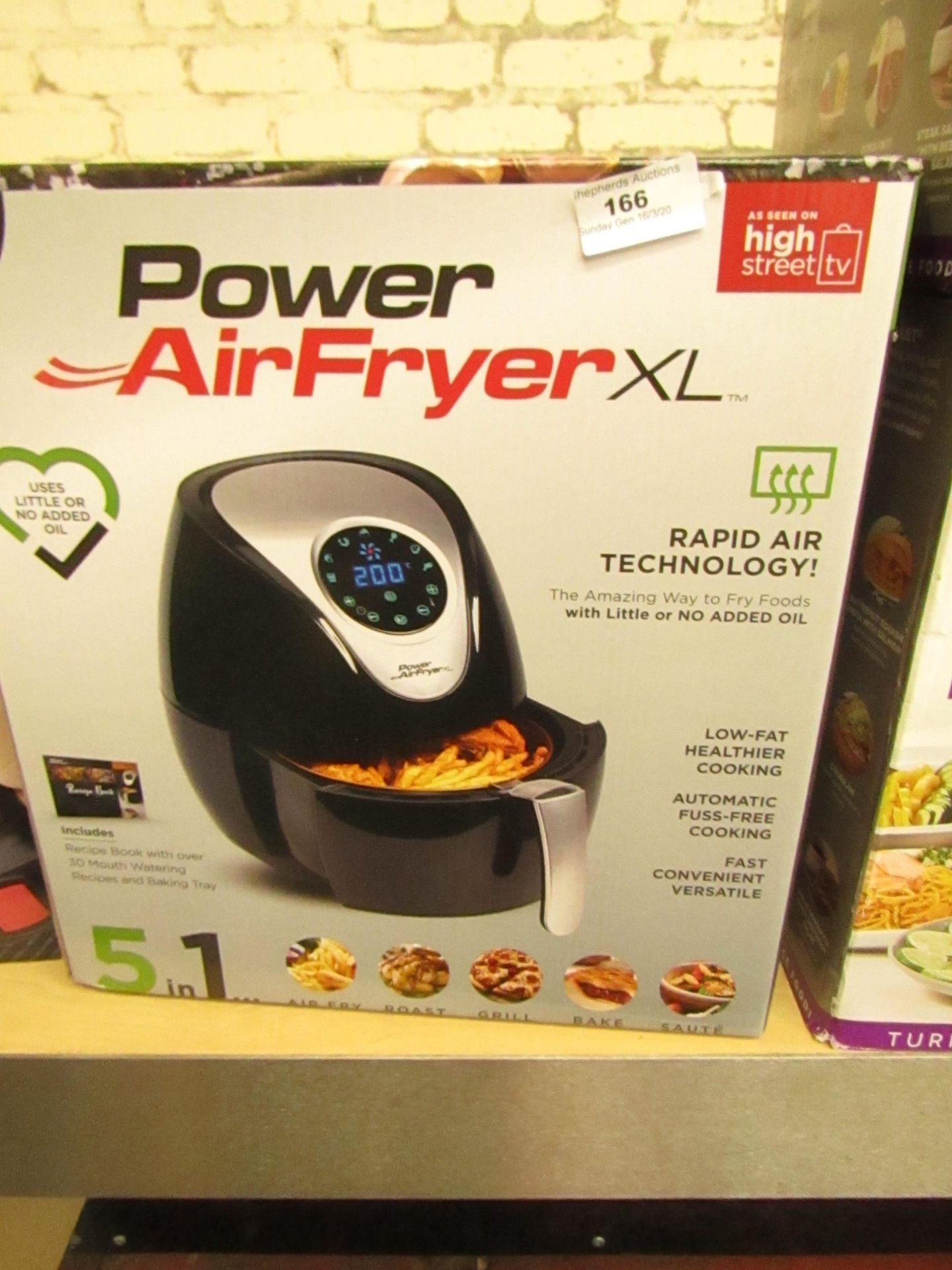 | 1X | POWER AIR FRYER 3.2L | UNCHECKED AND BOXED | NO ONLINE RE-SALE | SKU C5060191469838 | RRP £