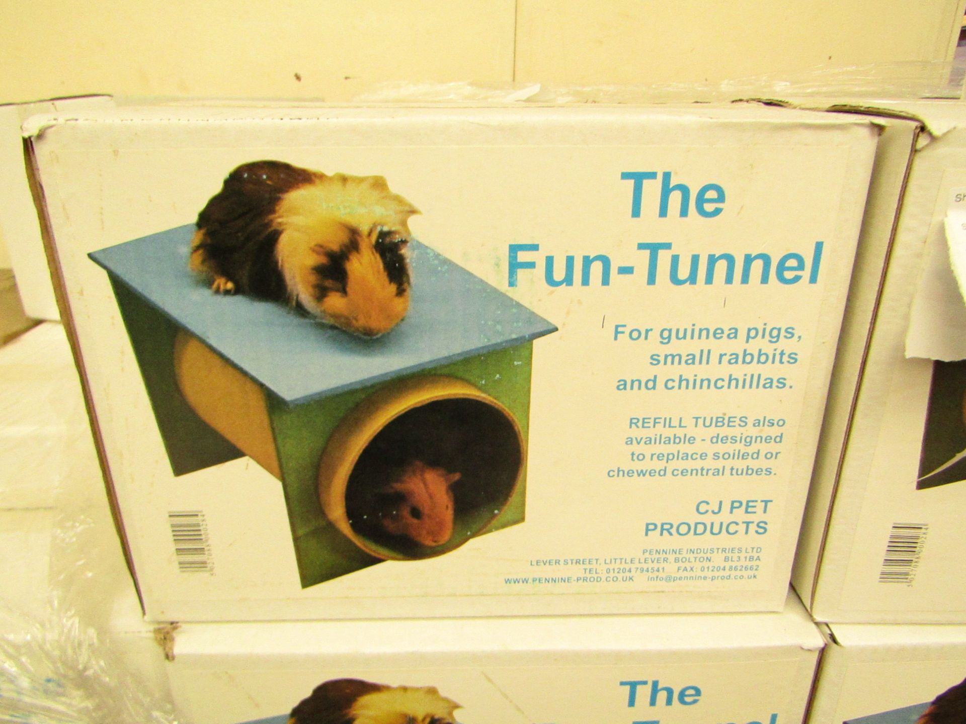 10 x The Fun Tunnel For Guinea Pigs, Small rabbits & Chinchillas. New & Boxed