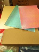 box of approx 180 Sheets A4 Pearl Oyster Shimmer/Pearl Craft Papers new