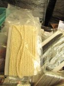 40 x various rolls of Ribbons & Braiding Materials new see image
