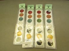 4 x Luster Matellic Rub-ons Waxes various colours RRP £5.99 each new