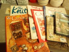 8 items being 2 x NHow To Craft DVD's 4 x various How To Make Cards Books 1 x The Knitter Magazine &