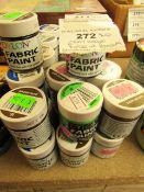 10 x various Colours Dylon 25ml Fabric Paints new paicked at ramdon