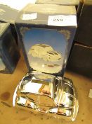 2 x The Leonardo Collection Silver Plated Car Money Boxes in presentation boxes new
