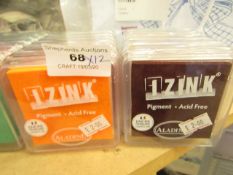 12 x I Z INK various Colours new & sealed