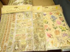 18 x Embossed Sticker Sets new see image for designs